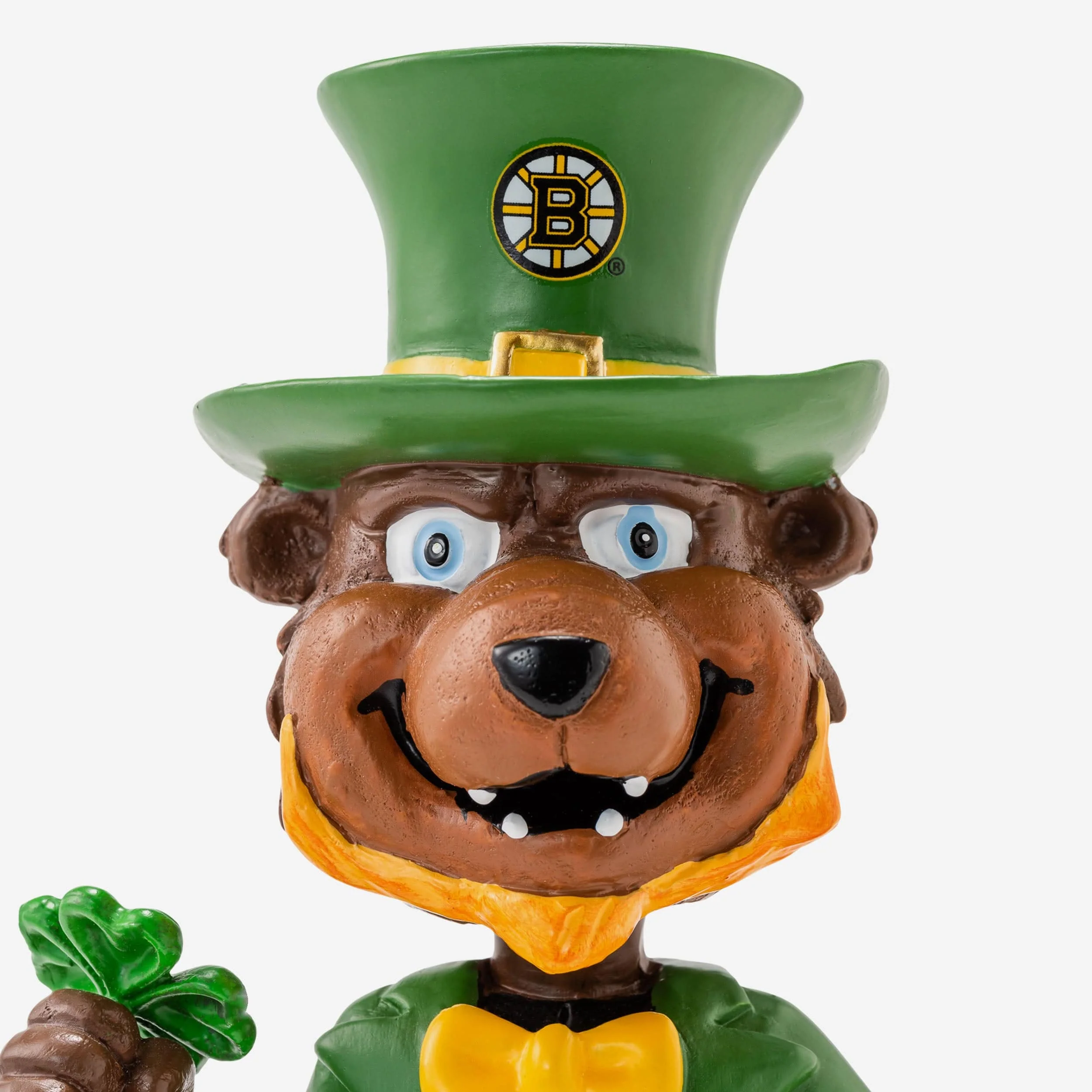 Blades the Bear Boston Bruins Saint Patricks Day Mascot Bobblehead - Image 2