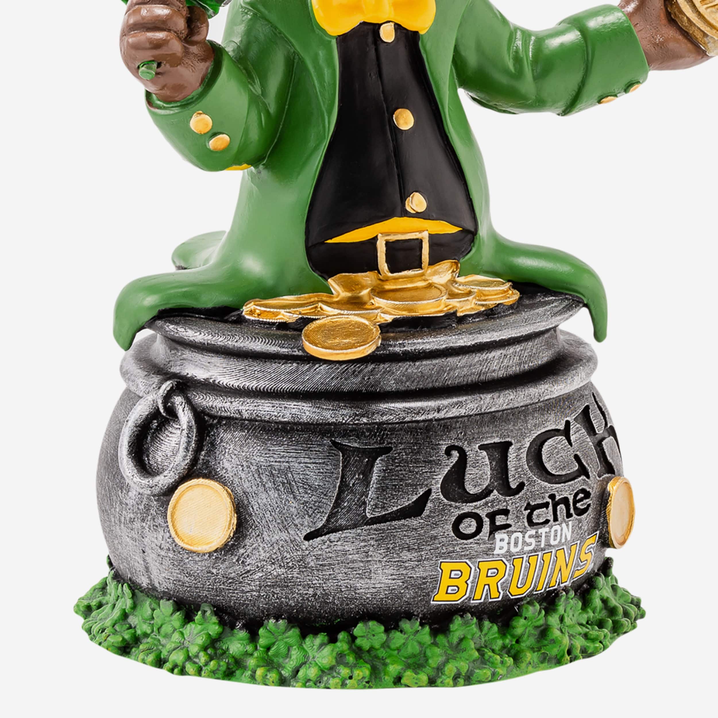 Blades the Bear Boston Bruins Saint Patricks Day Mascot Bobblehead - Image 3