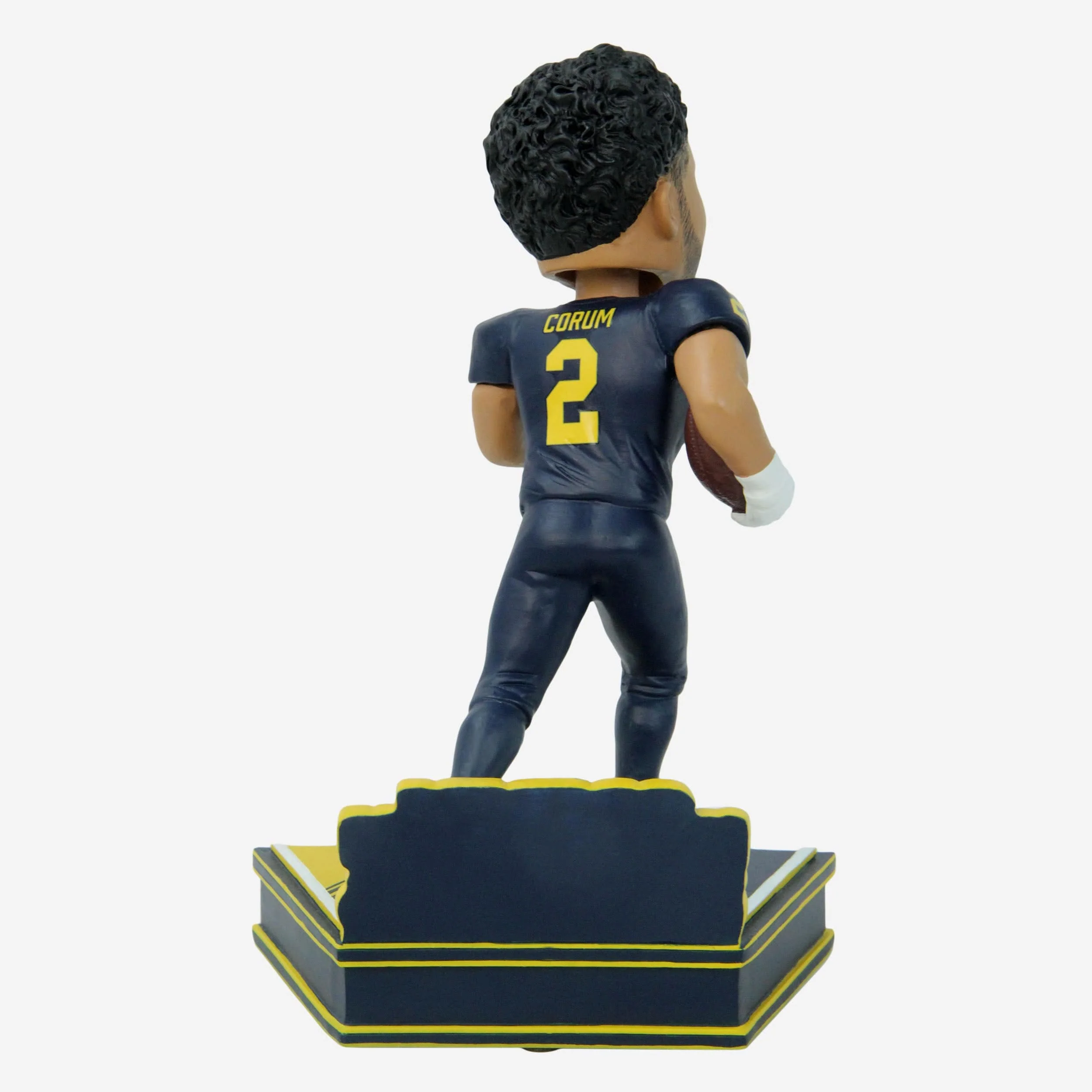 Blake Corum Michigan Wolverines 2023 Football Blue Uniform Student Athlete Bobblehead - Image 5