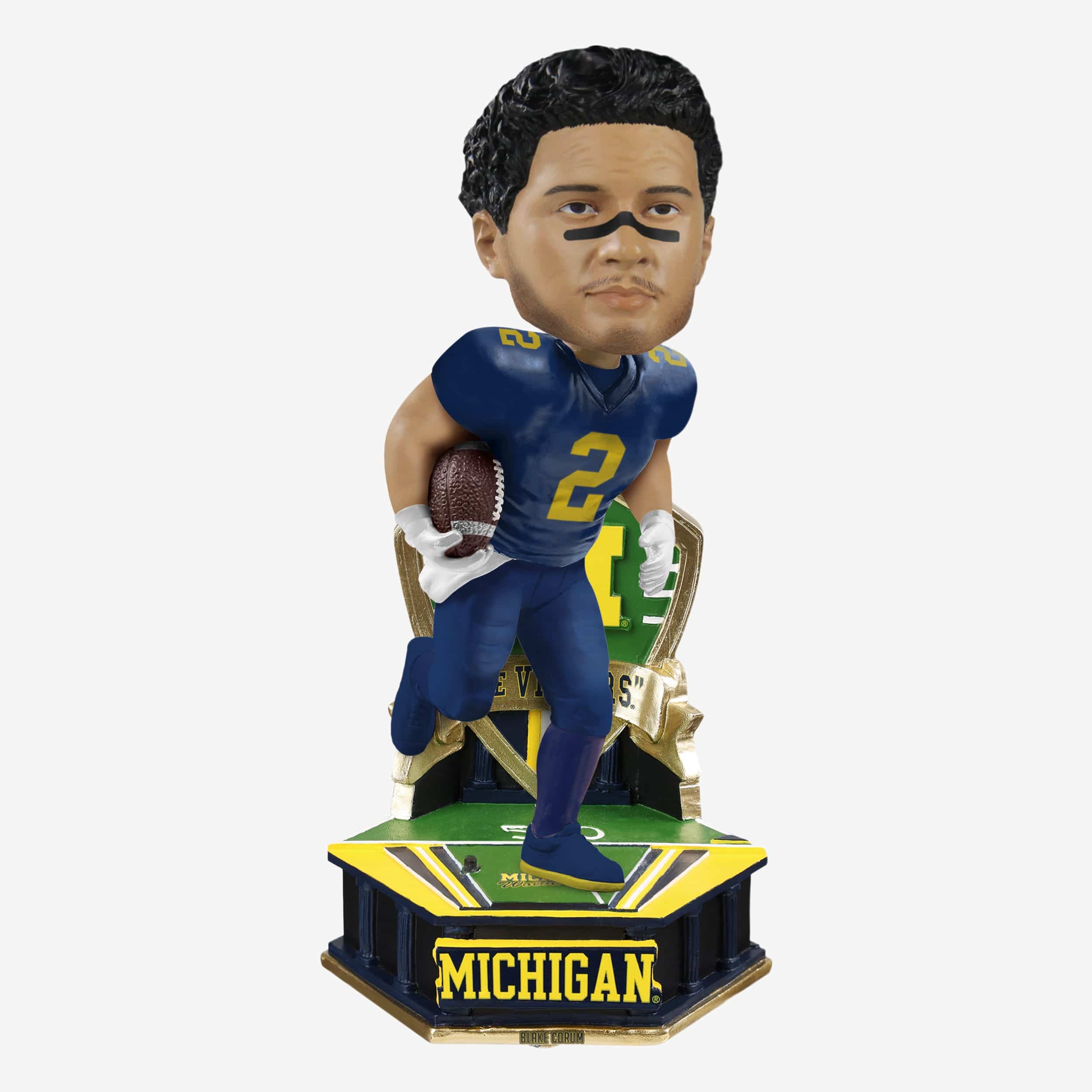 Blake Corum Michigan Wolverines Fight Song Student Athlete Bobblehead
