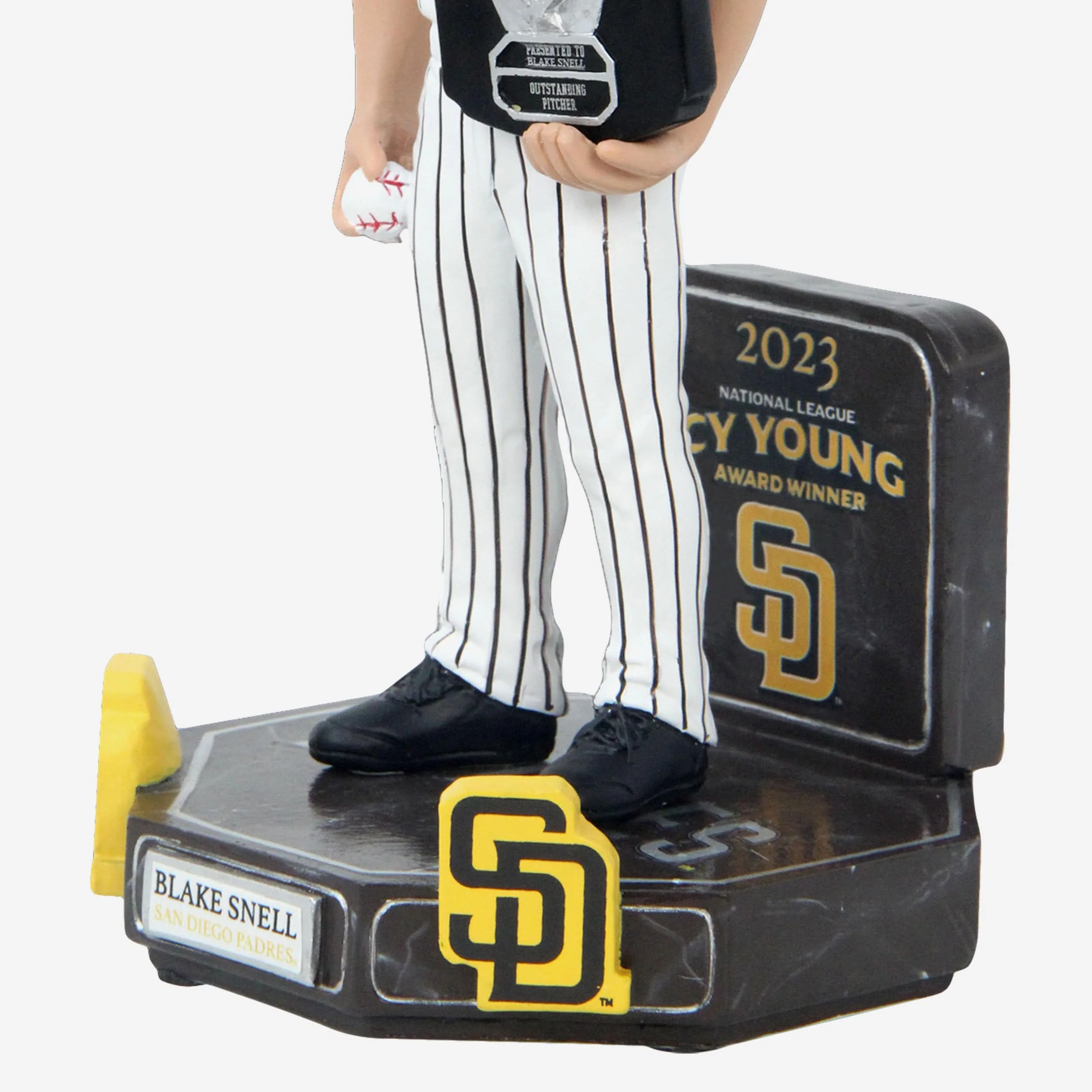 Blake Snell San Diego Padres 2023 NL Cy Young Award Bobblehead - Image 3
