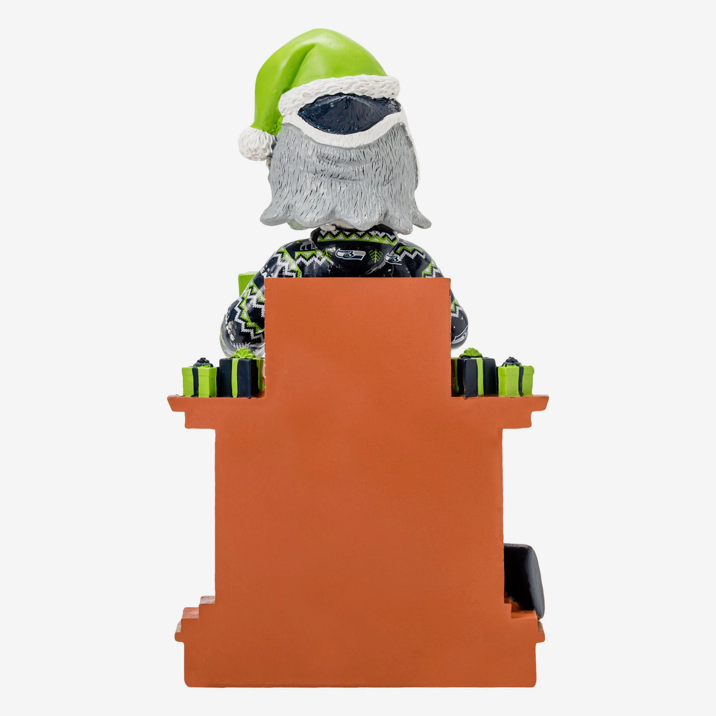 Blitz Seattle Seahawks Holiday Mascot Bobblehead - Image 5