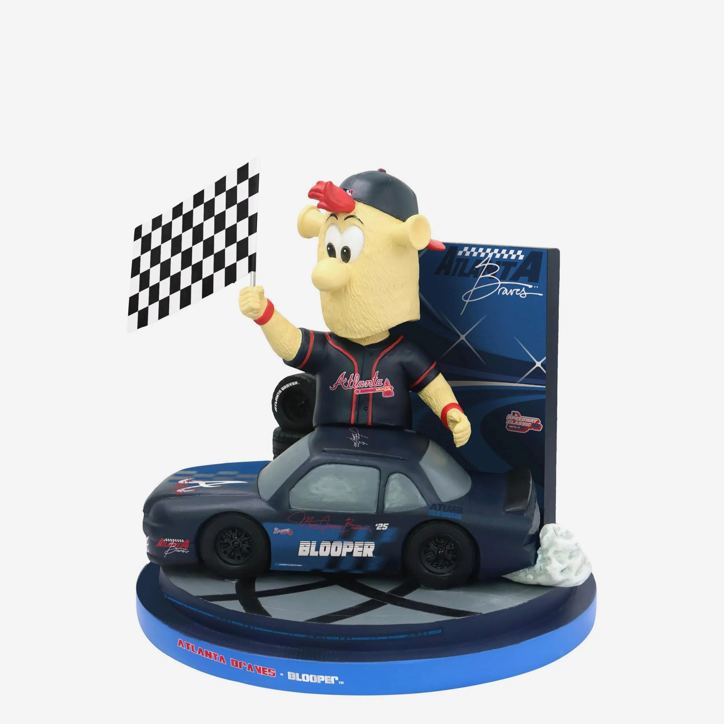 Blooper Atlanta Braves 2025 MLB Speedway Classic Mascot Bobblehead - Image 4