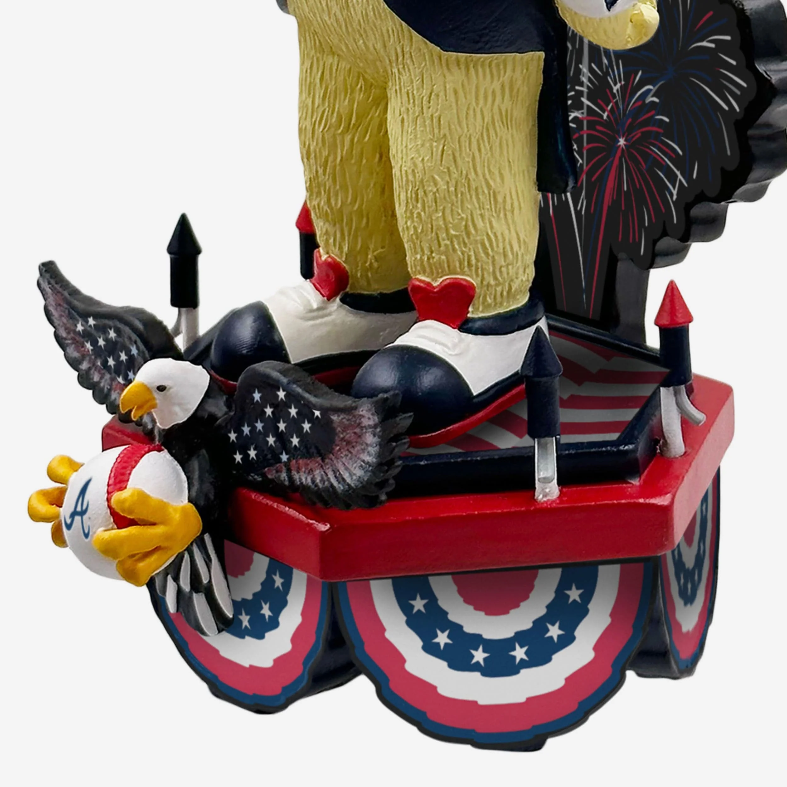 Blooper Atlanta Braves Americana Mascot Bobblehead - Image 3