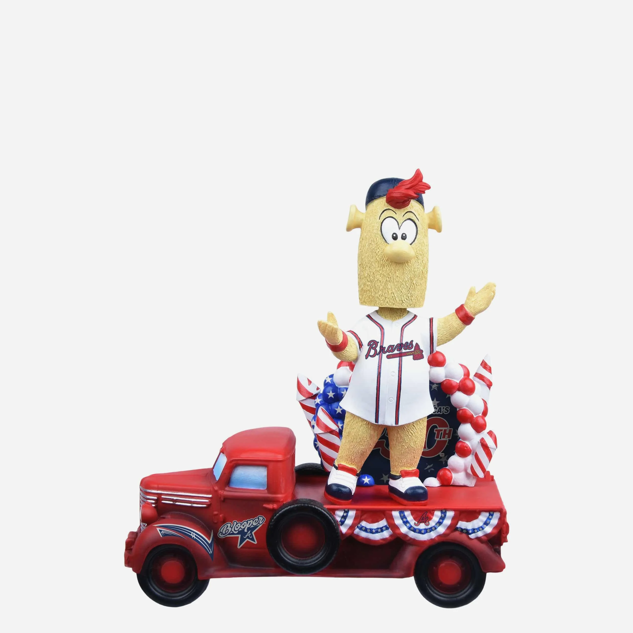 Blooper Atlanta Braves America's 250th Anniversary Parade Float Mascot Bobblehead