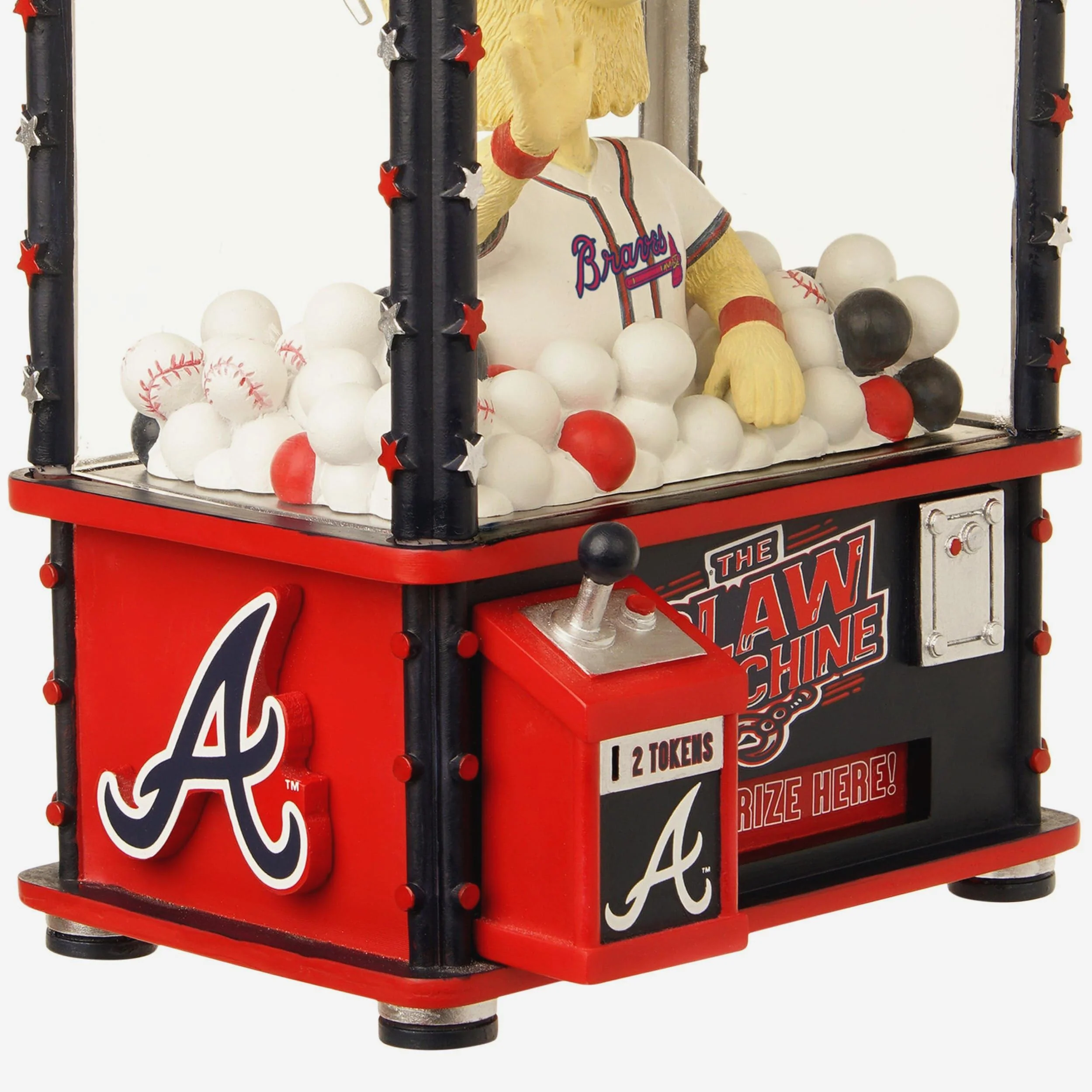 Blooper Atlanta Braves Claw Machine Mascot Bobblehead - Image 3