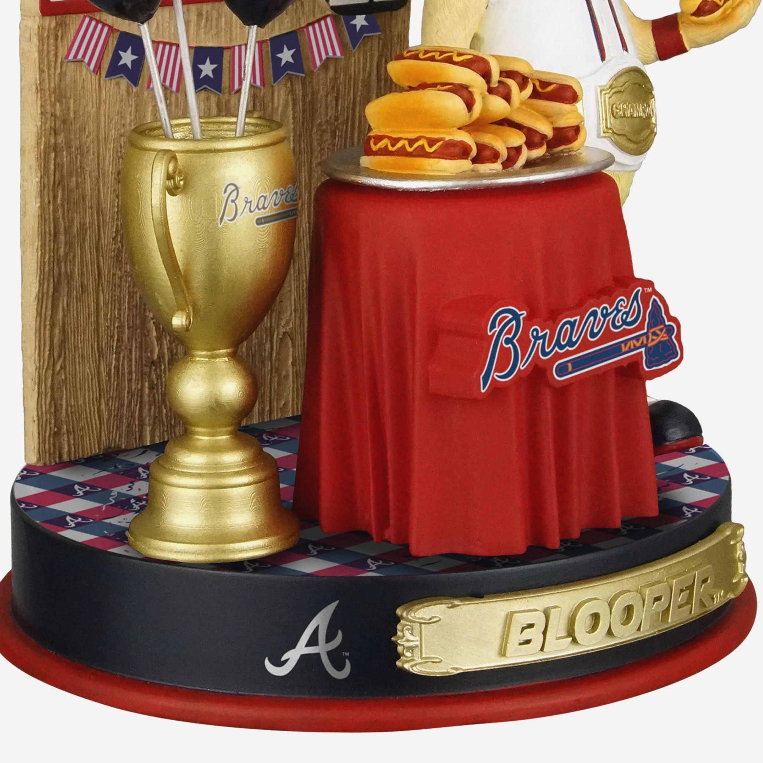 Blooper Atlanta Braves Hot Dog Eating Contest Bobblehead - Image 3