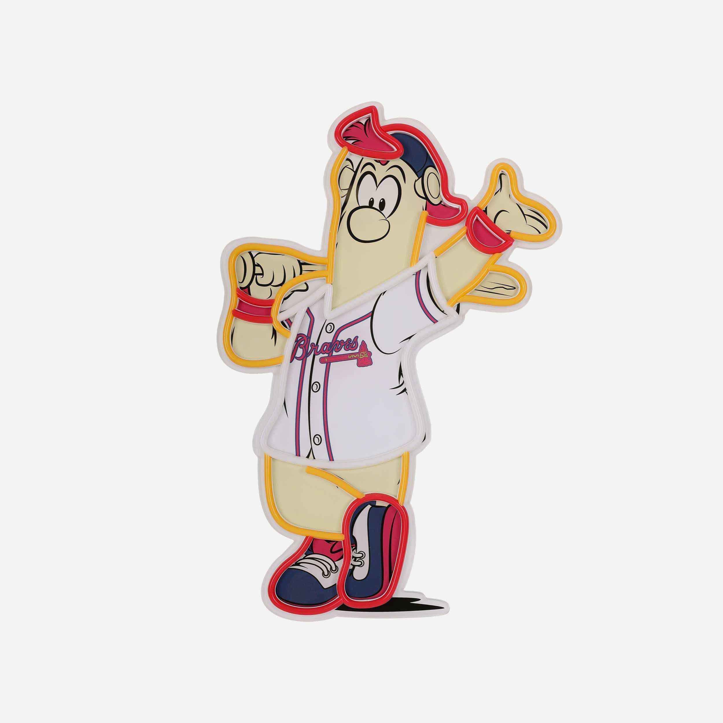 Blooper Atlanta Braves LED Neon Light Up Mascot Sign