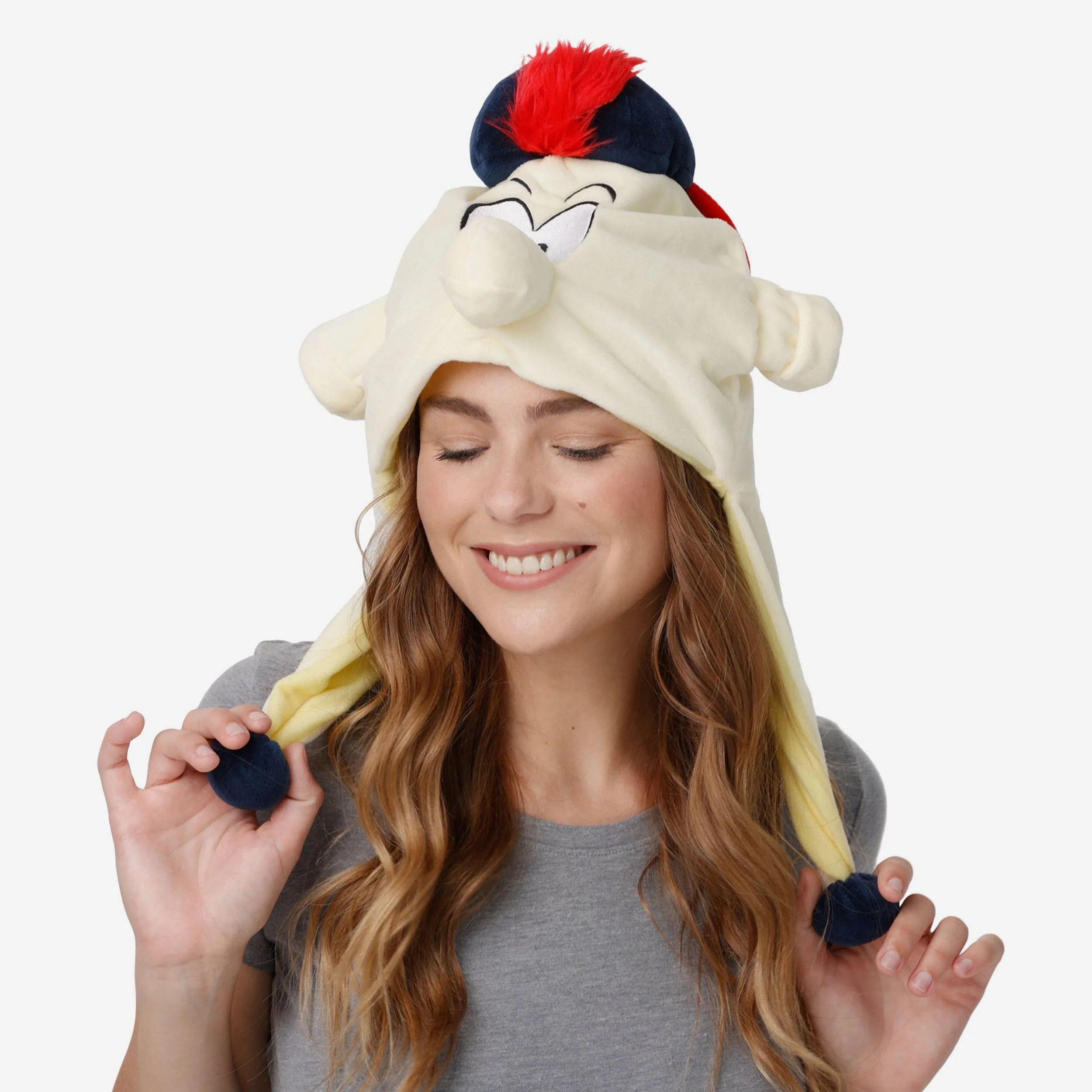 Blooper Atlanta Braves Mascot Plush Hat - Image 3
