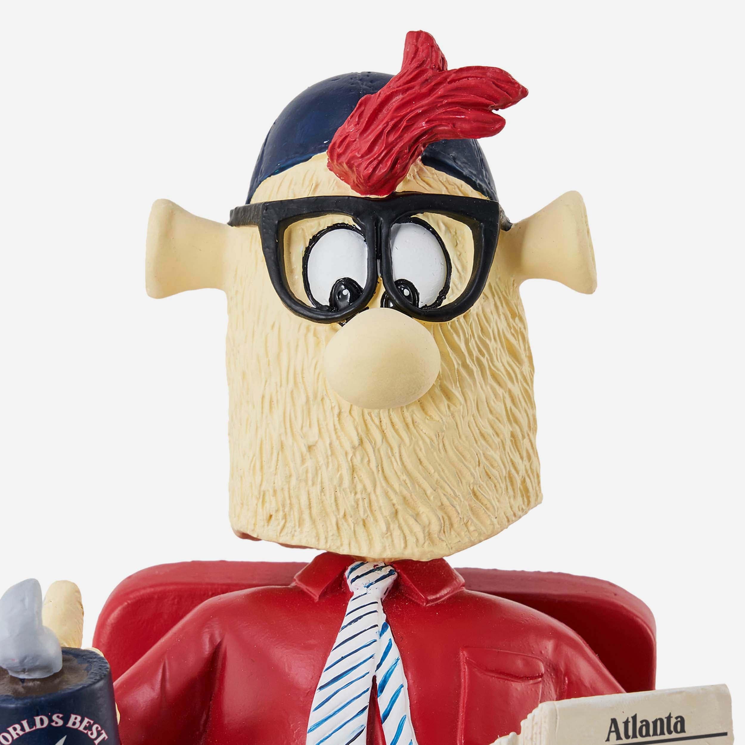 Blooper Atlanta Braves No 1 Dad Mascot Bobblehead - Image 2