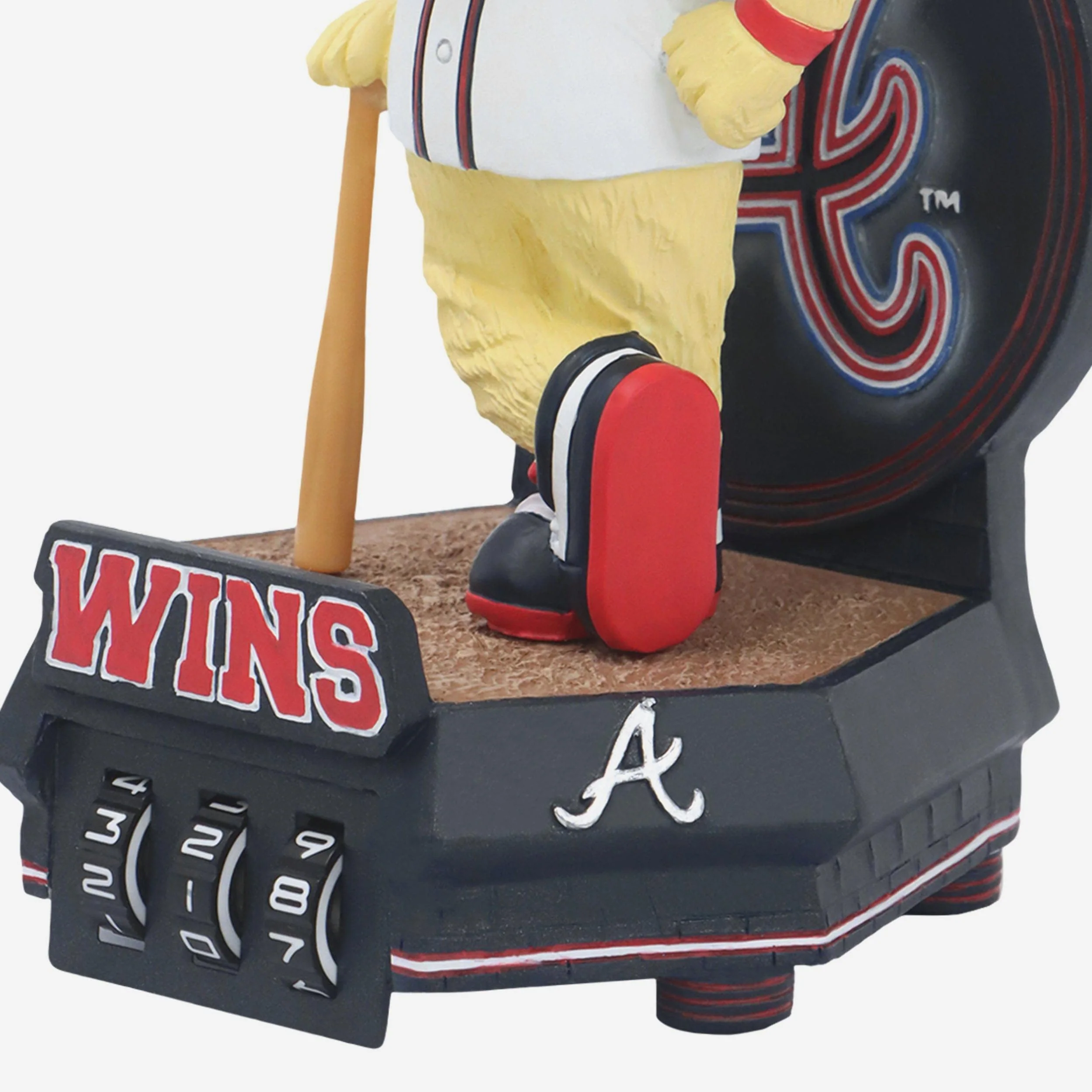 Blooper Atlanta Braves Win Counter Medium Bighead Bobblehead - Image 3