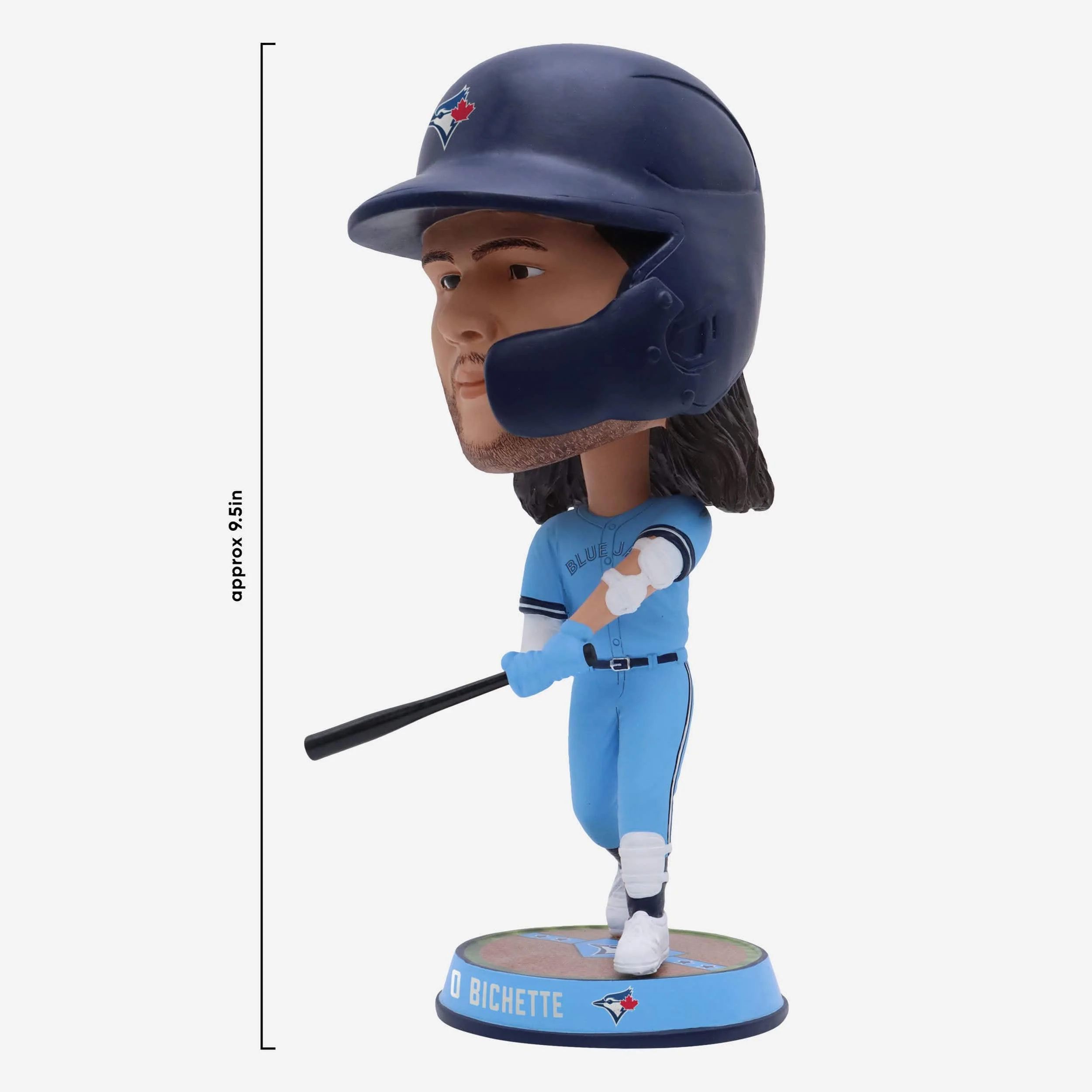 Bo Bichette Toronto Blue Jays Powder Blue Uniform Field Stripe Bighead Bobblehead - Image 4