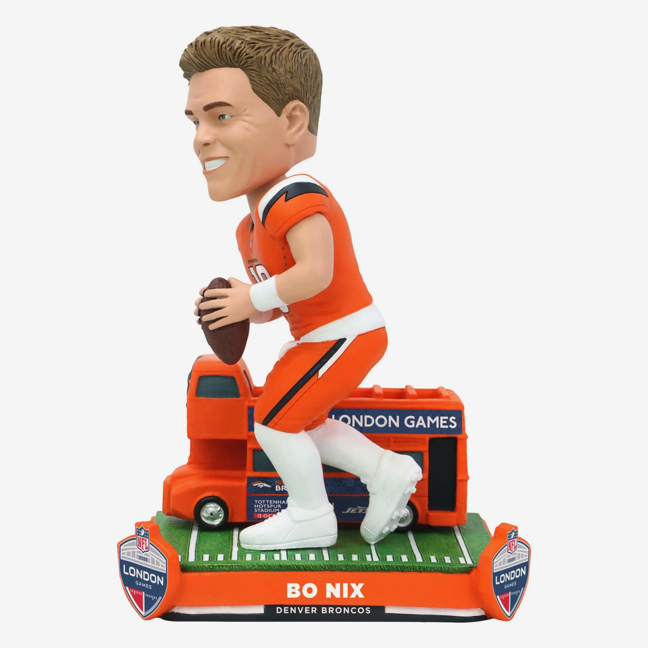 Bo Nix Denver Broncos 2025 NFL International Game Bobblehead