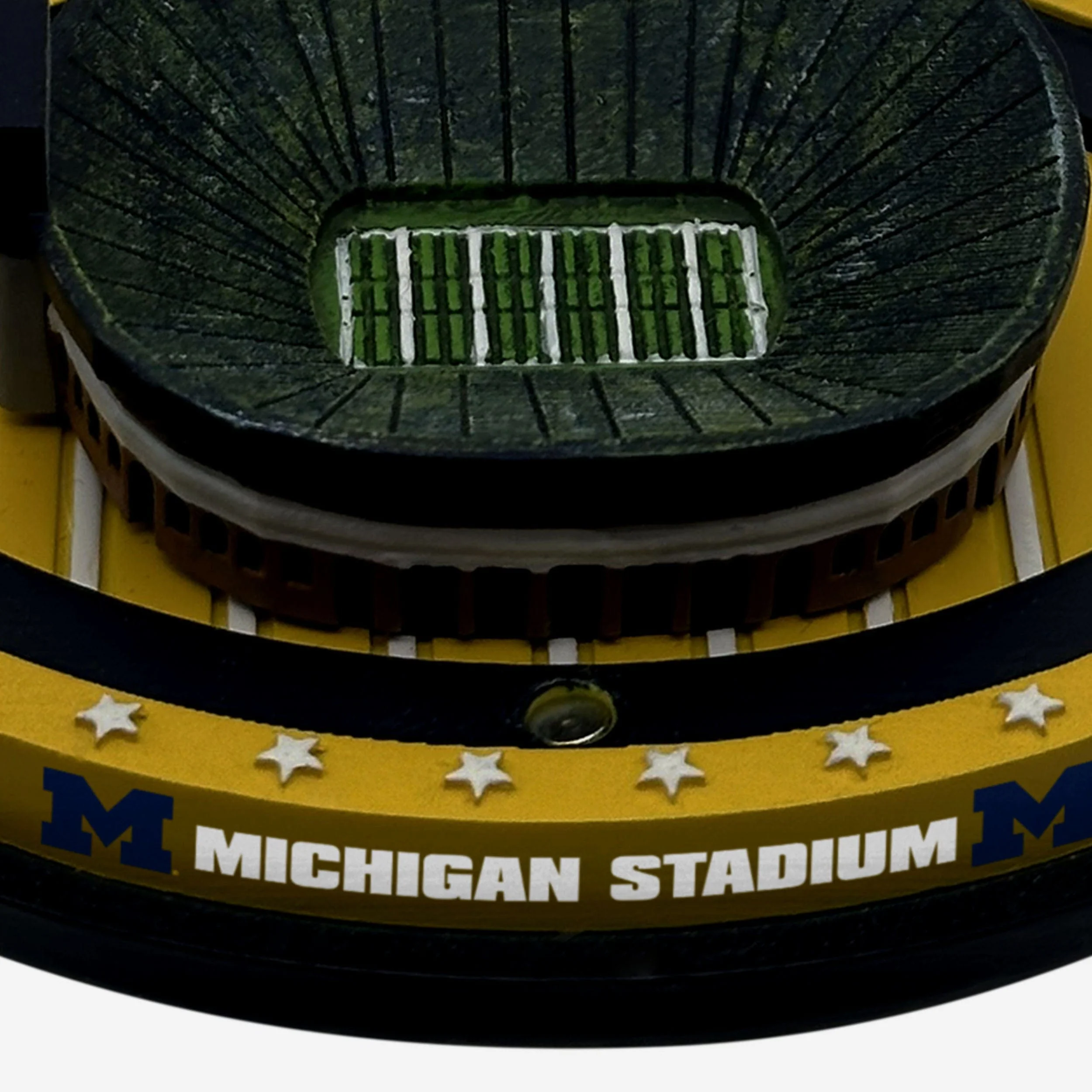 Bo Schembechler Michigan Wolverines Magnetic Stadium Base Bobblehead - Image 4