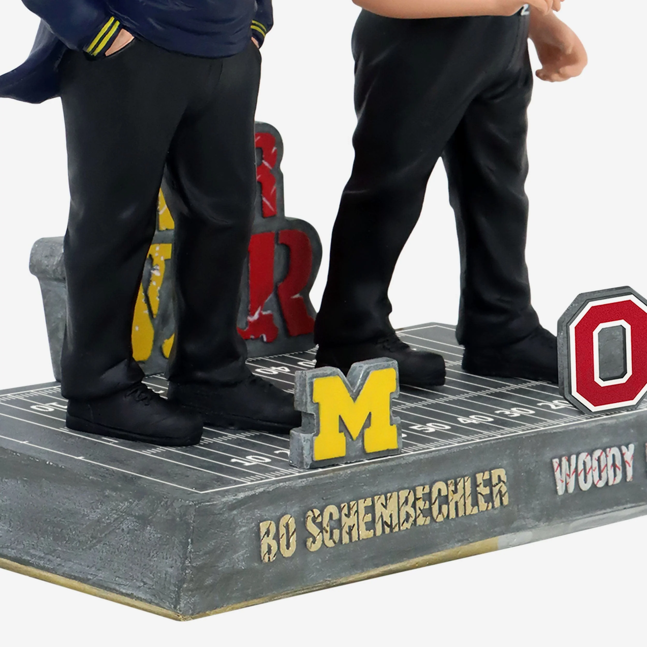 Bo Schembechler & Woody Hayes Michigan Wolverines & Ohio State Buckeyes Dual Bobblehead - Image 4
