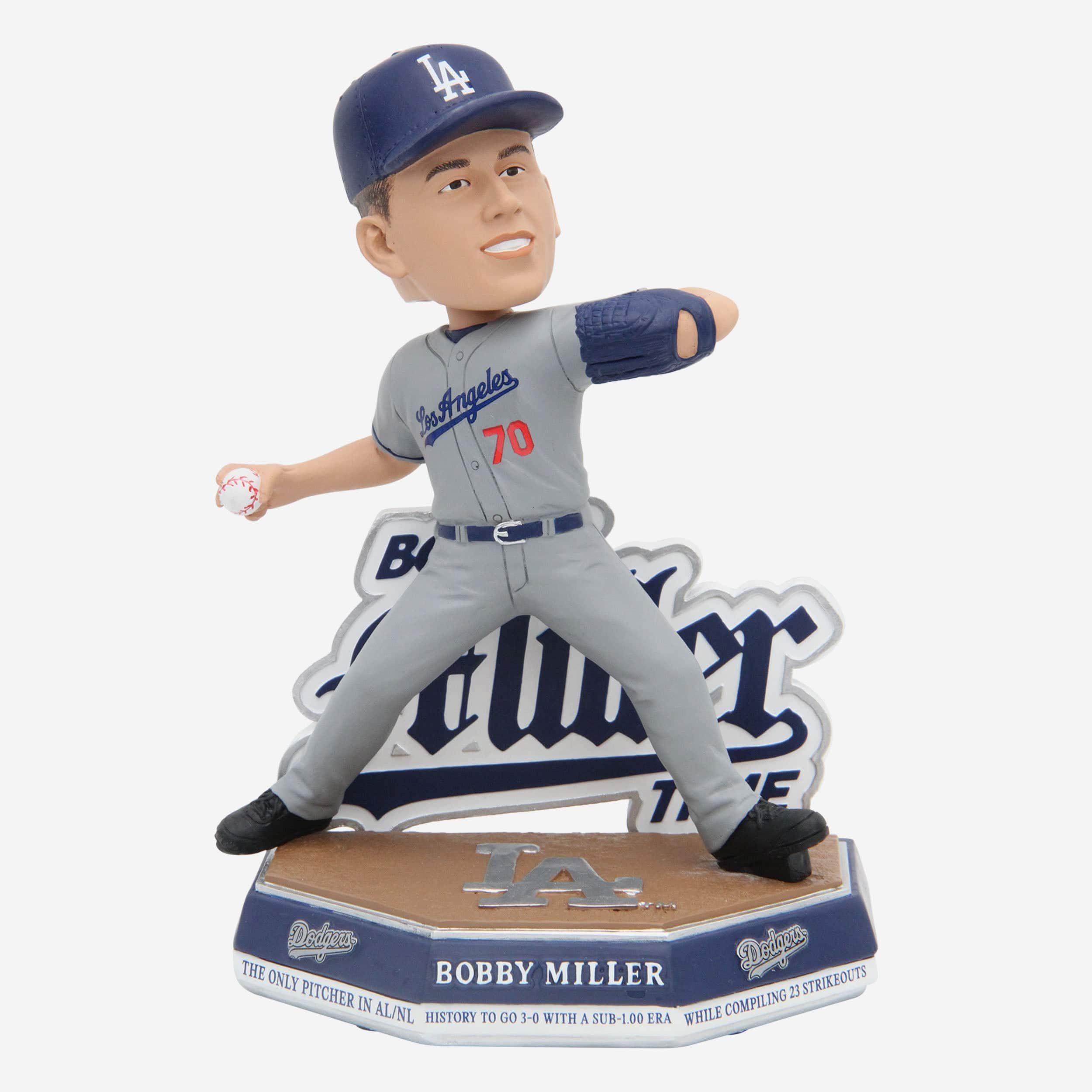 Bobby Miller Los Angeles Dodgers Miller Time Bobblehead