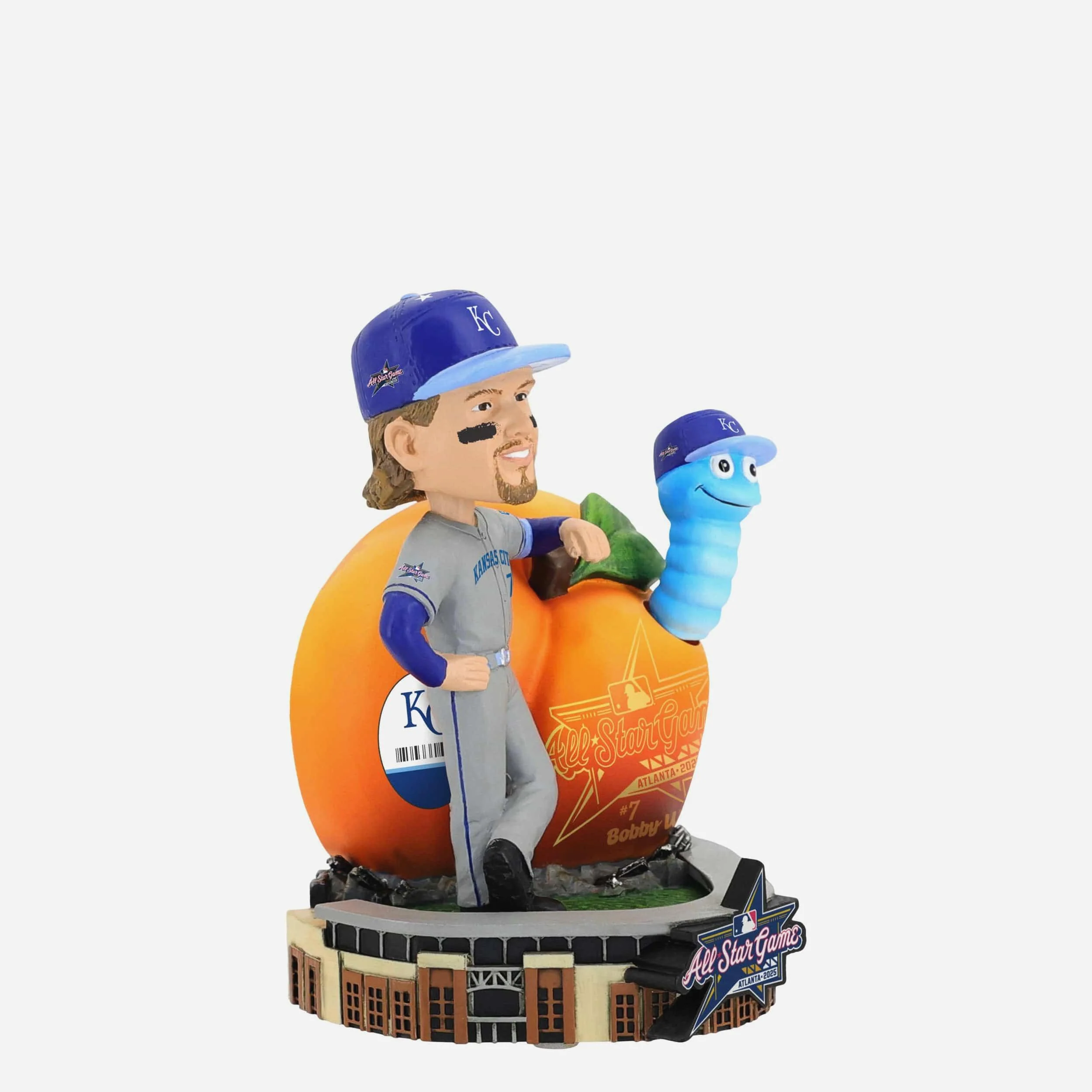 Bobby Witt Jr Kansas City Royals 2025 MLB All-Star Peach Dual Bobblehead - Image 4