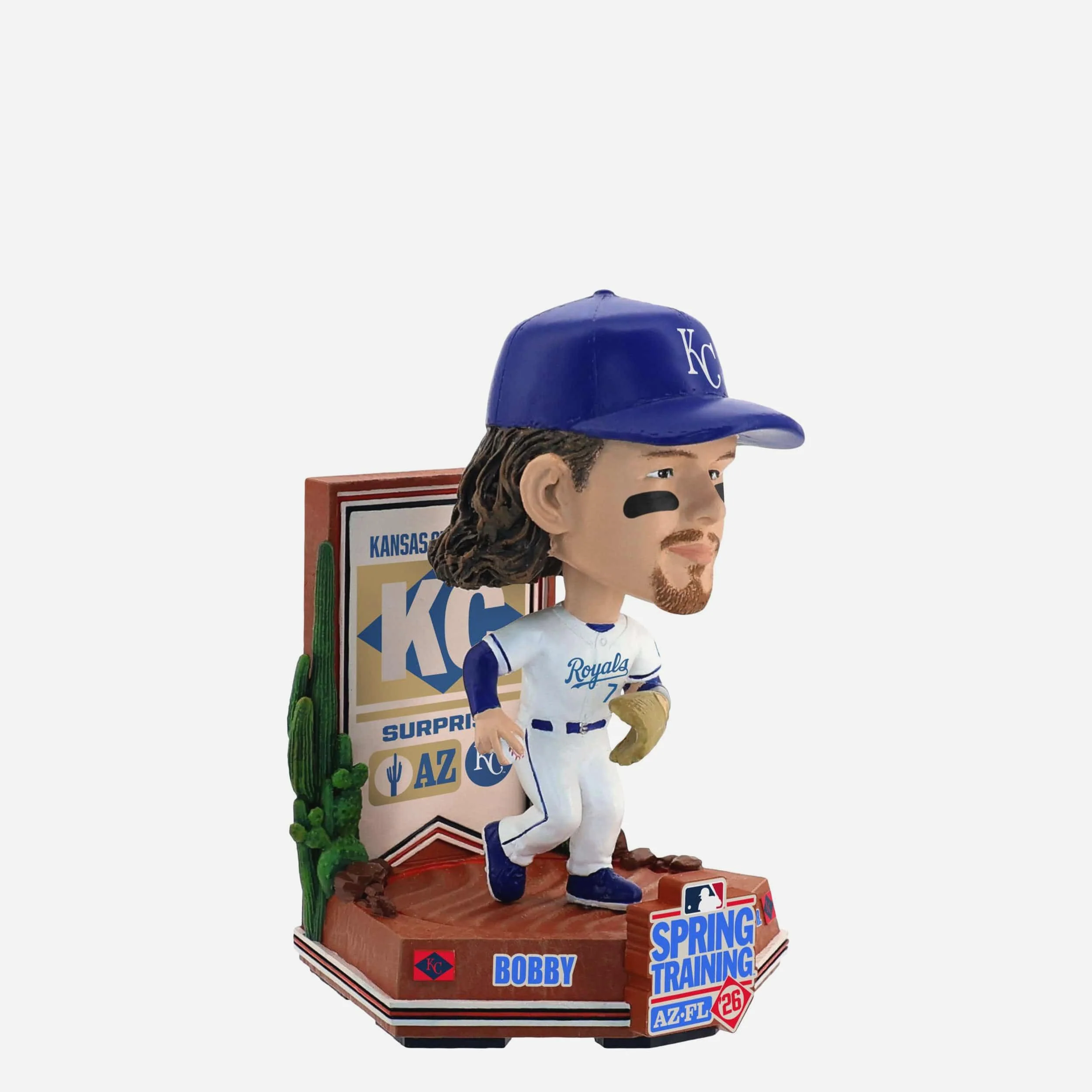 Bobby Witt Jr Kansas City Royals 2026 Spring Training Cactus League Mini Bighead Bobblehead - Image 4