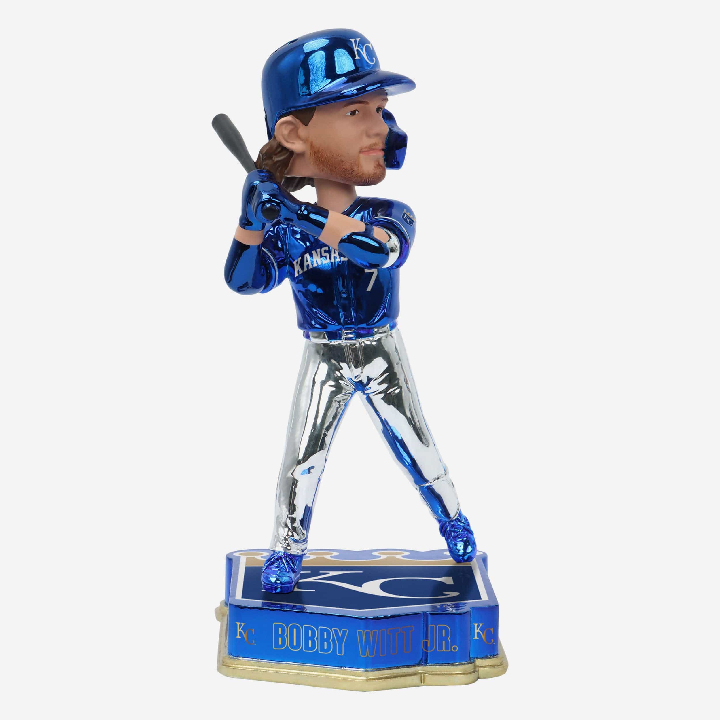 Bobby Witt Jr Kansas City Royals Electroplated Bobblehead