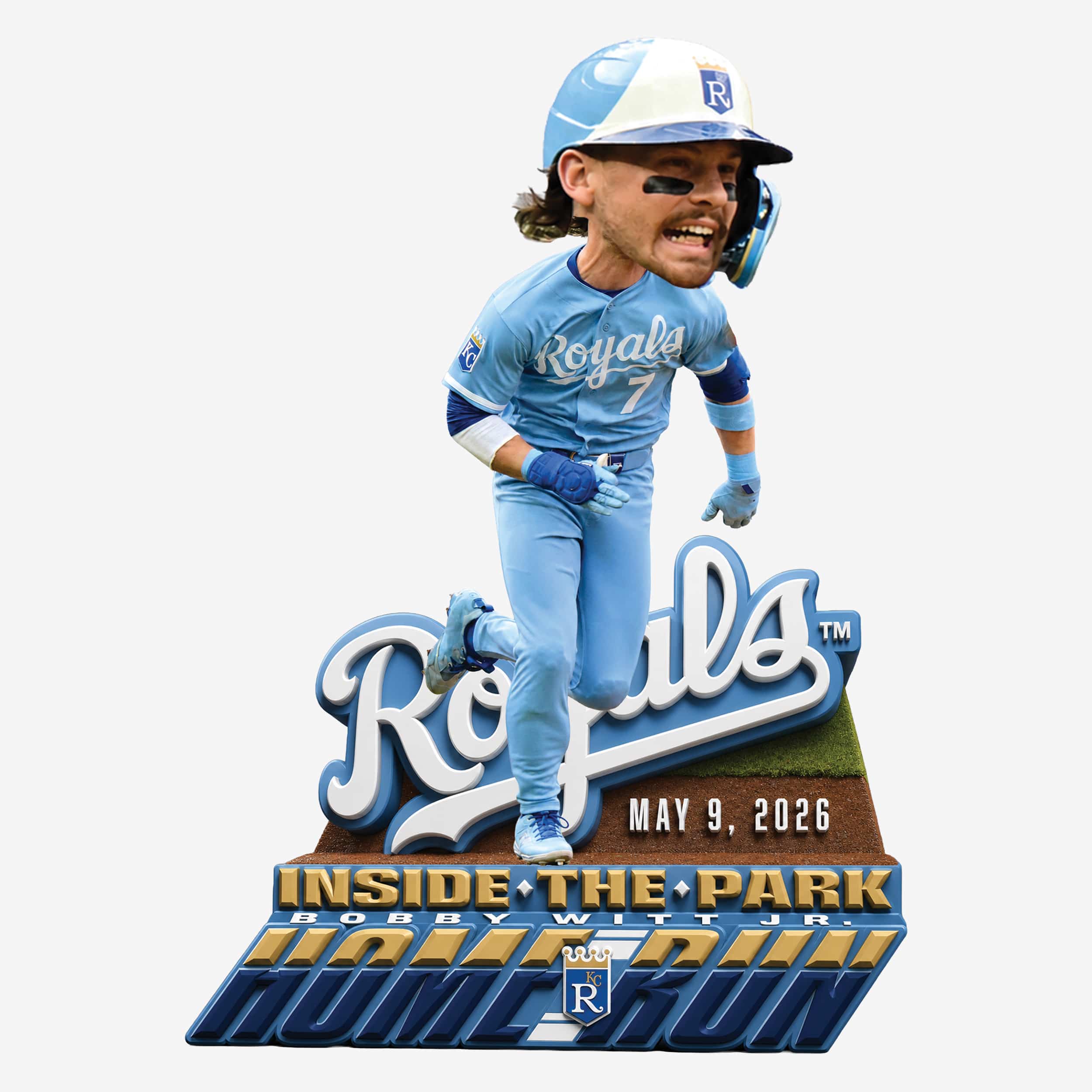 Bobby Witt Jr Kansas City Royals Inside the Park Home Run Bobblehead