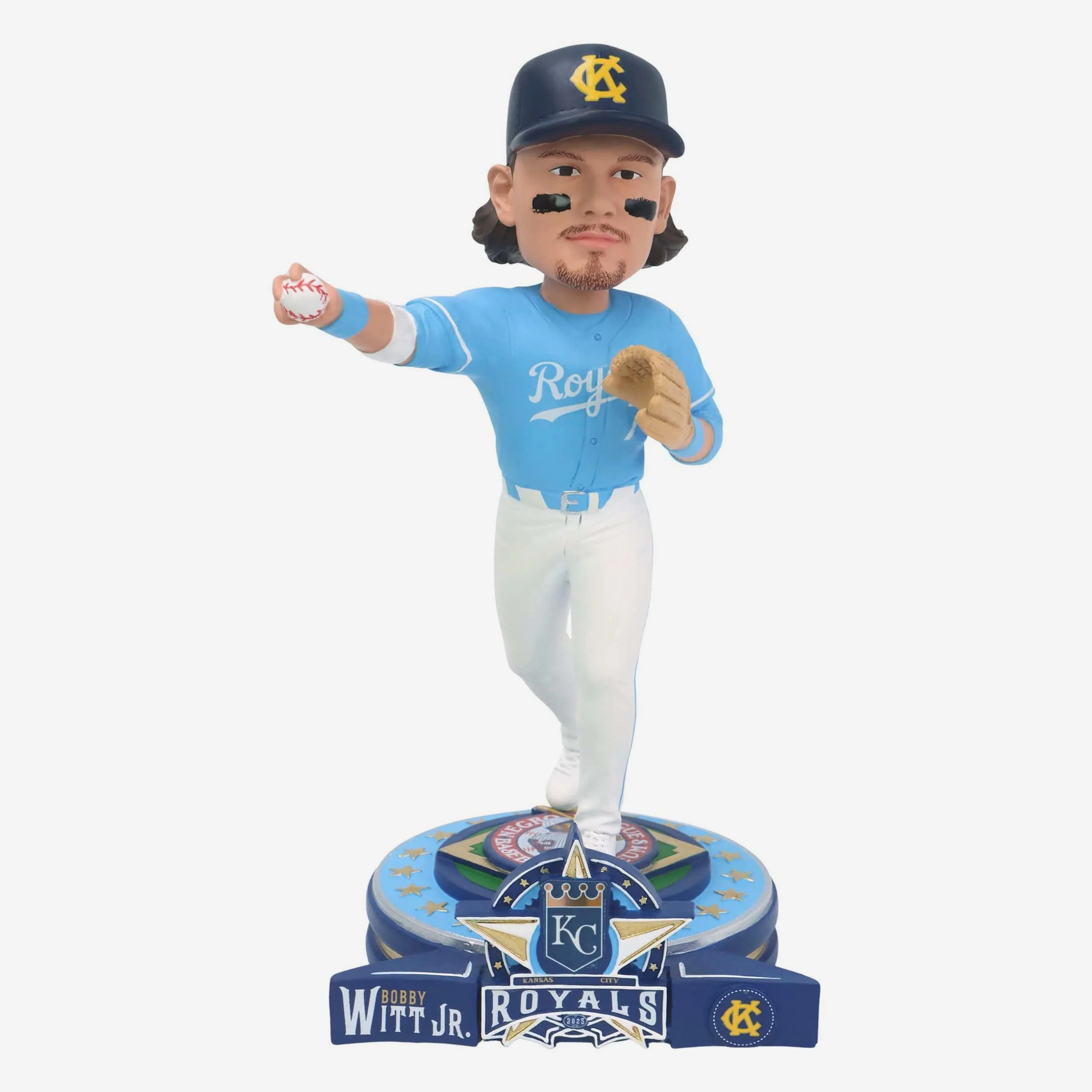 Bobby Witt Jr Kansas City Royals Salute to the Negro Leagues Game Bobblehead