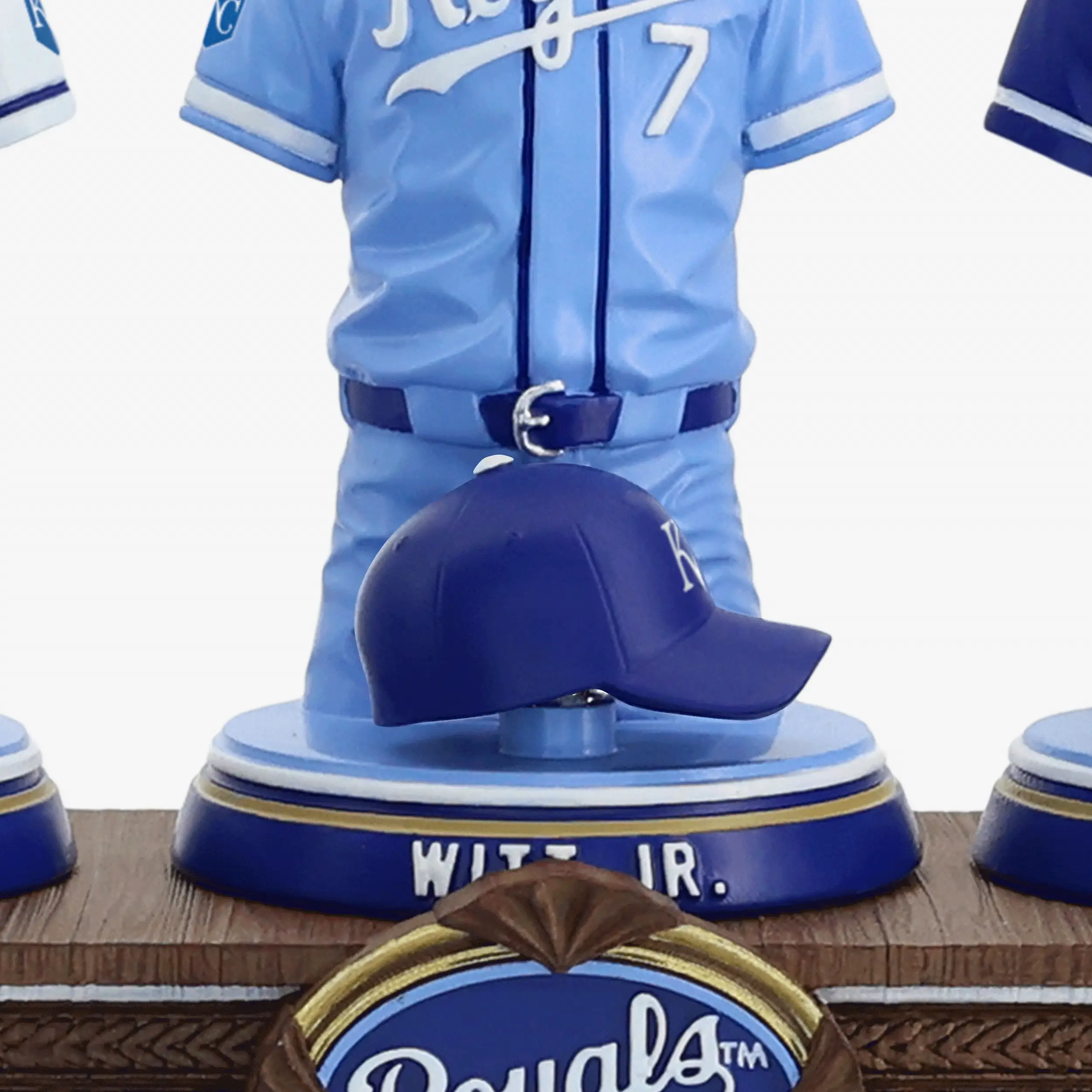 Bobby Witt Jr & Salvador Perez & Vinnie Pasquantino Kansas City Royals 2026 Jersey Bust Triple Bobblehead - Image 2