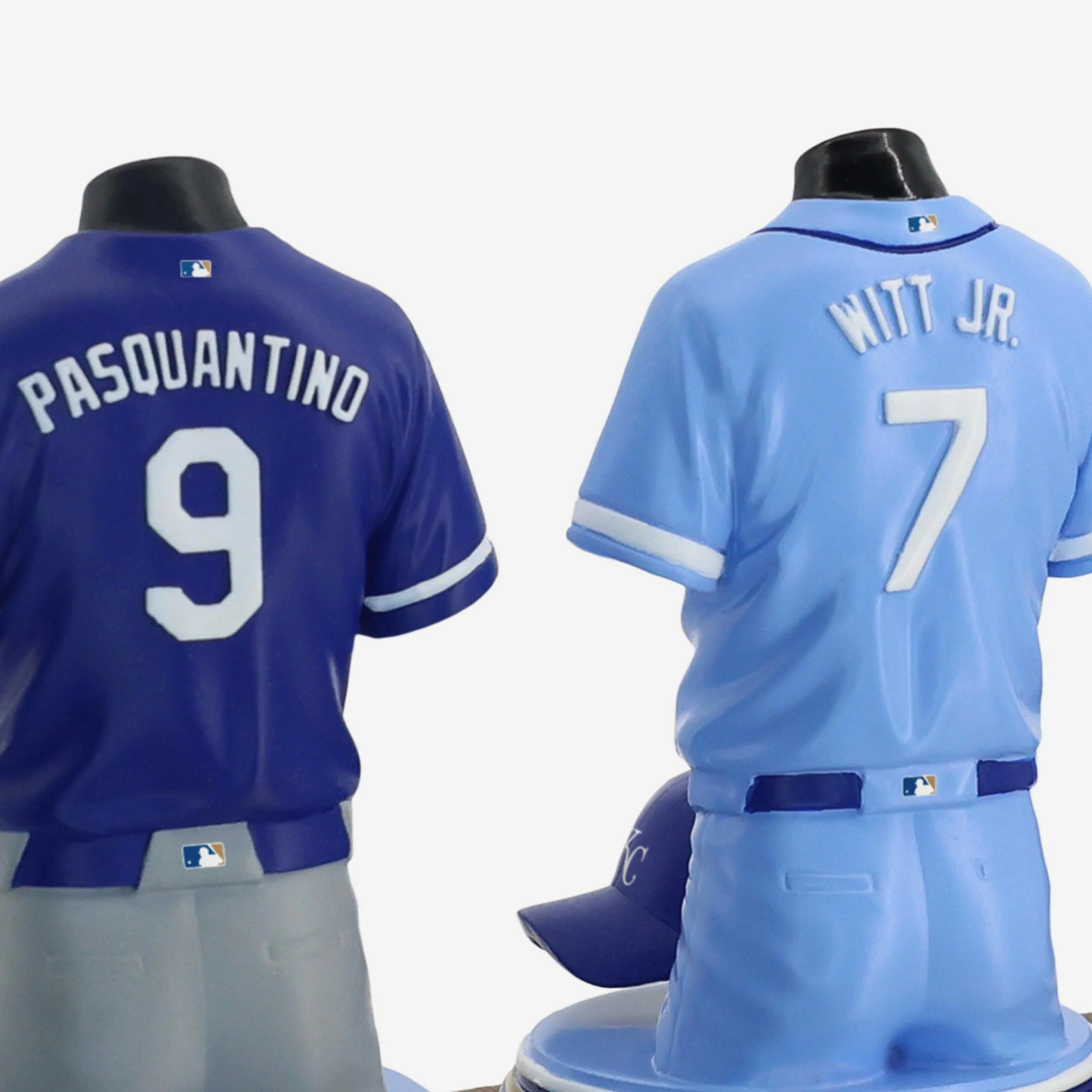 Bobby Witt Jr & Salvador Perez & Vinnie Pasquantino Kansas City Royals 2026 Jersey Bust Triple Bobblehead - Image 4