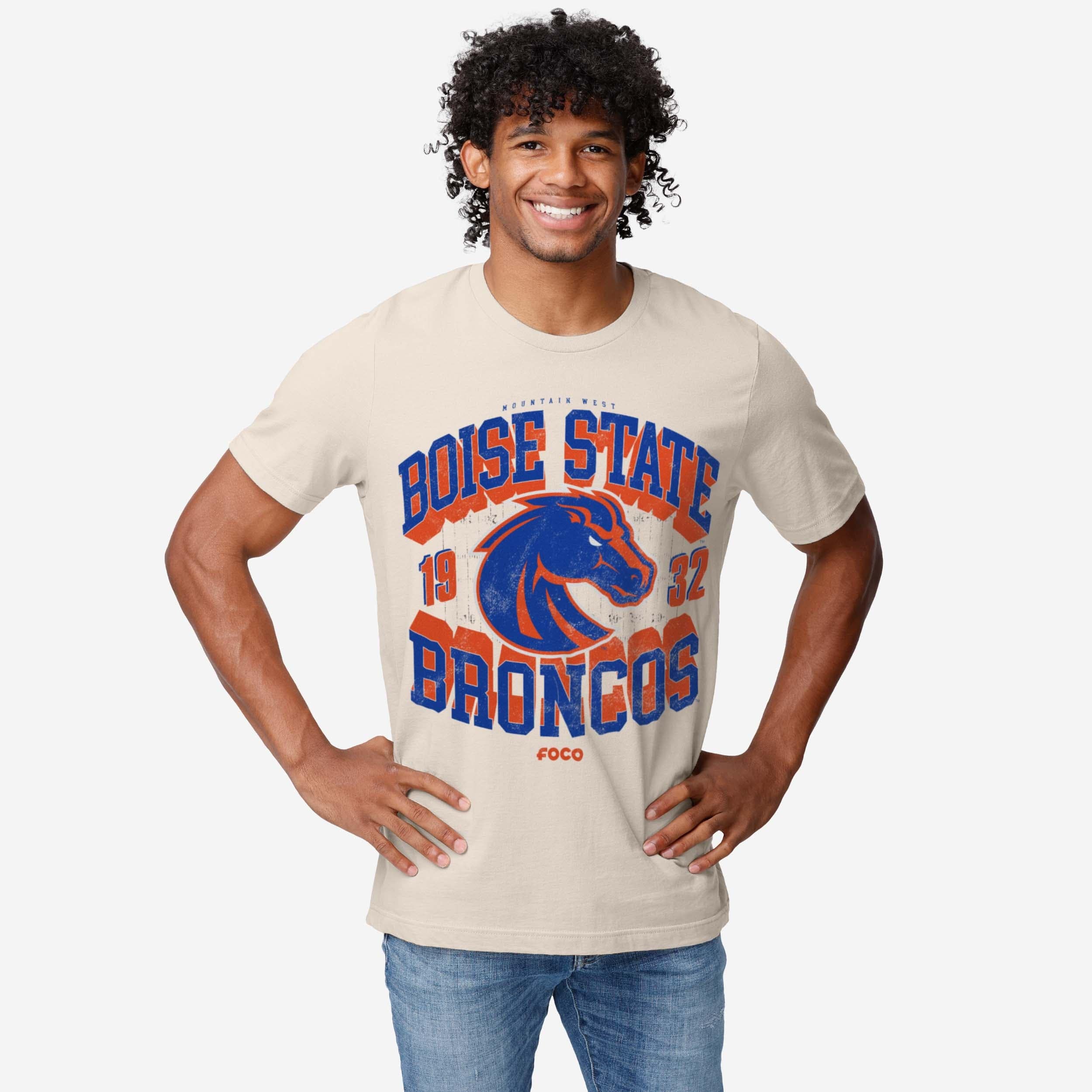 Boise State Broncos Field Arched Wordmark T-Shirt - Image 2