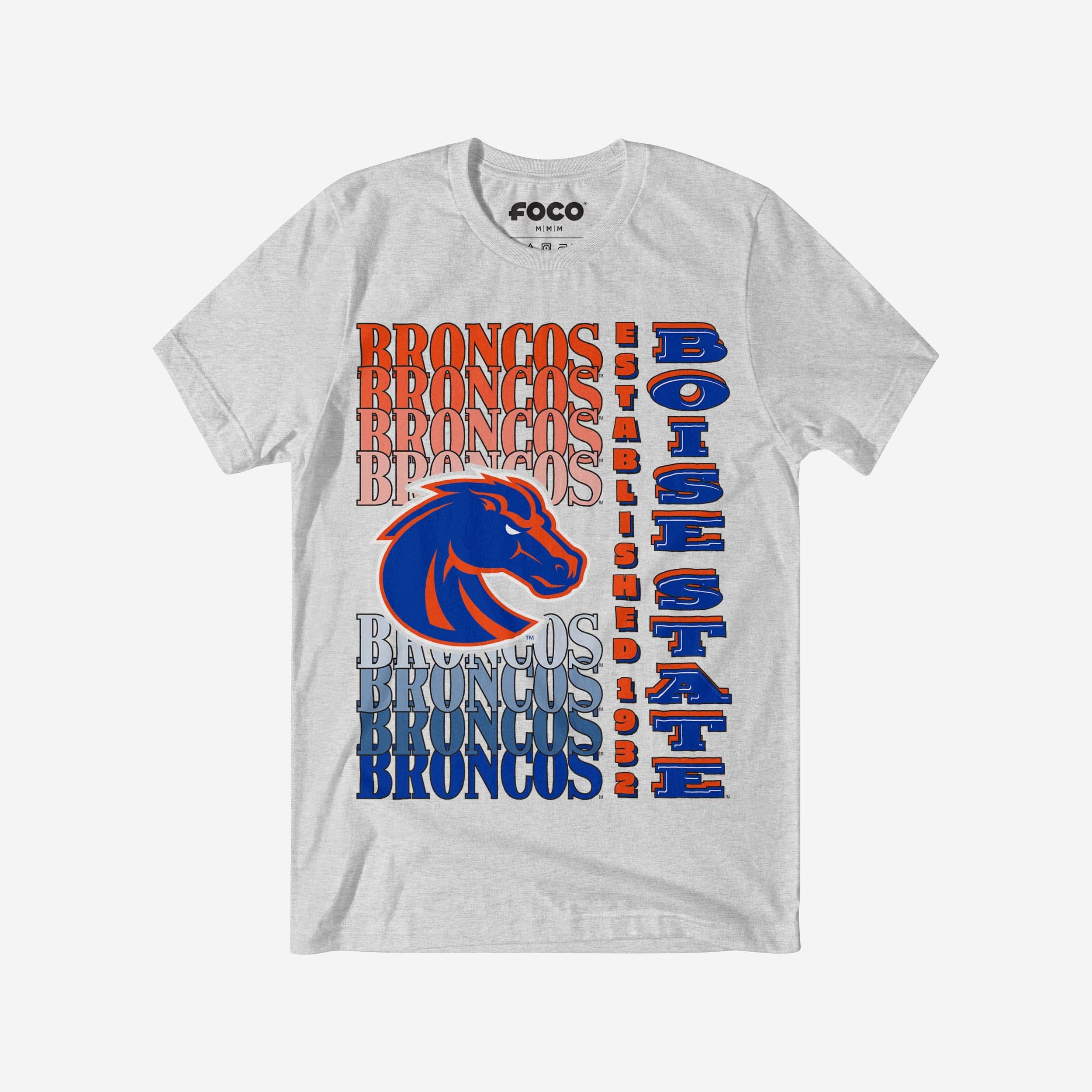 Boise State Broncos Gradient Wordmark T-Shirt