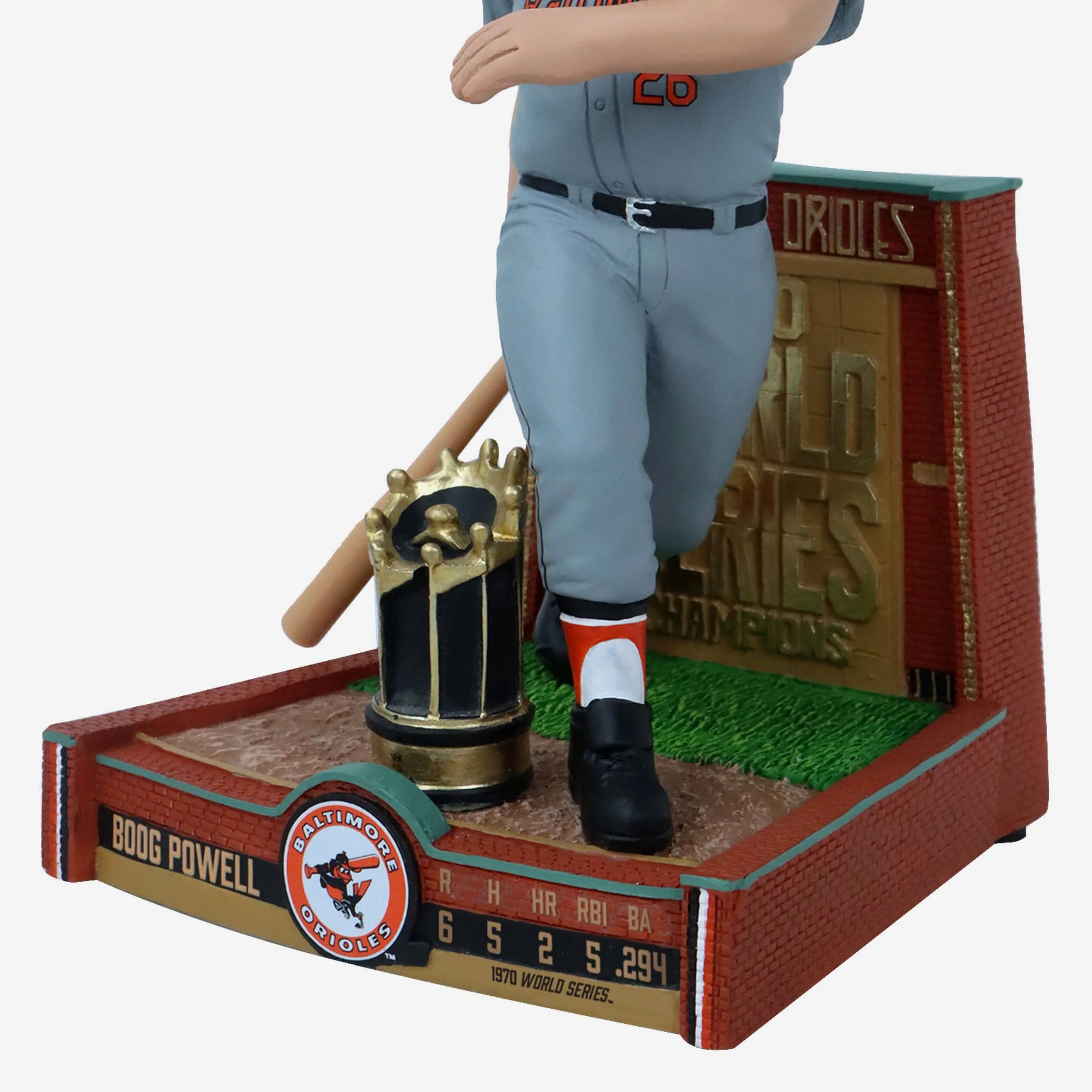 Boog Powell Baltimore Orioles 1970 World Series Champions Bobblehead  - Image 3