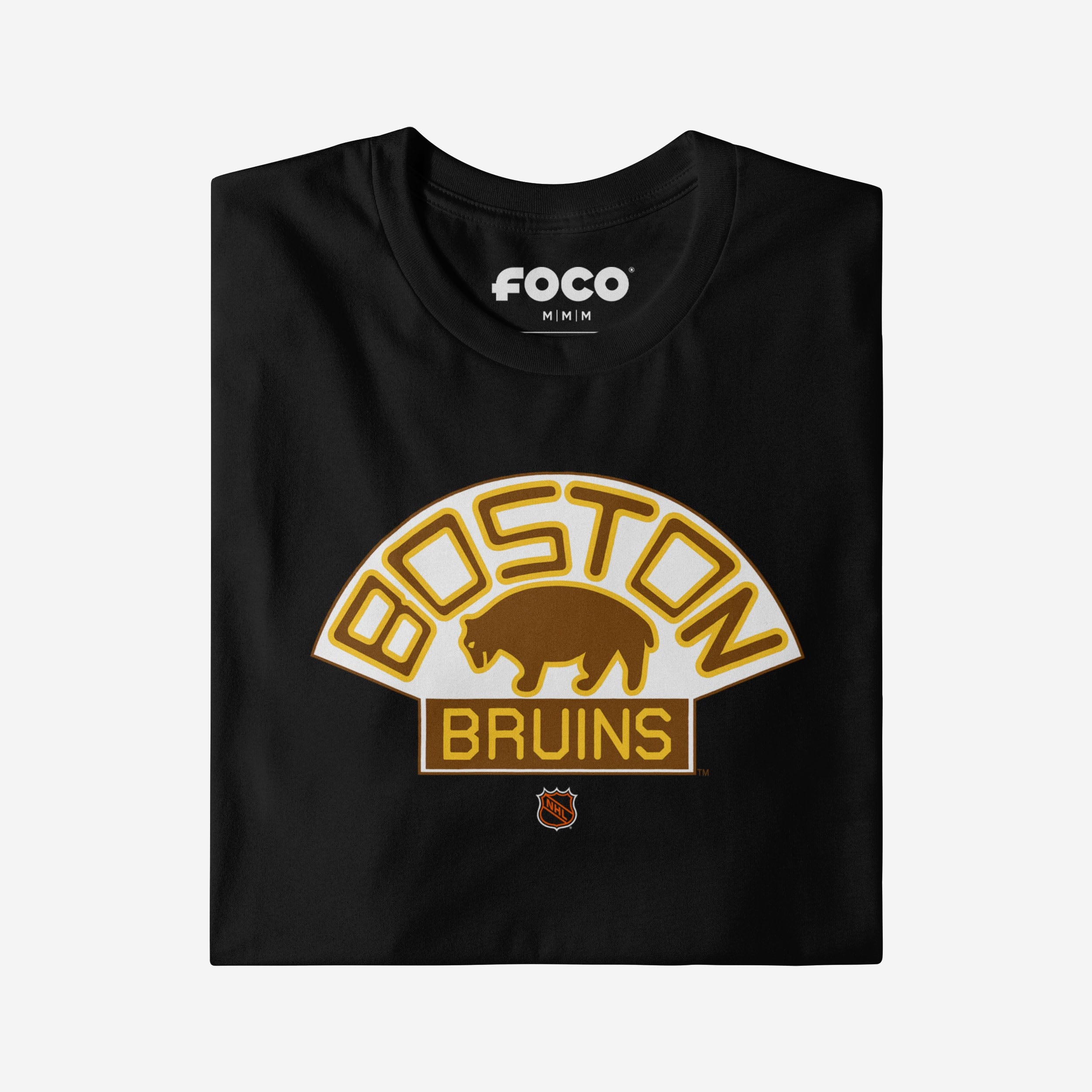 Boston Bruins 1924 Retro Logo T-Shirt - Image 3