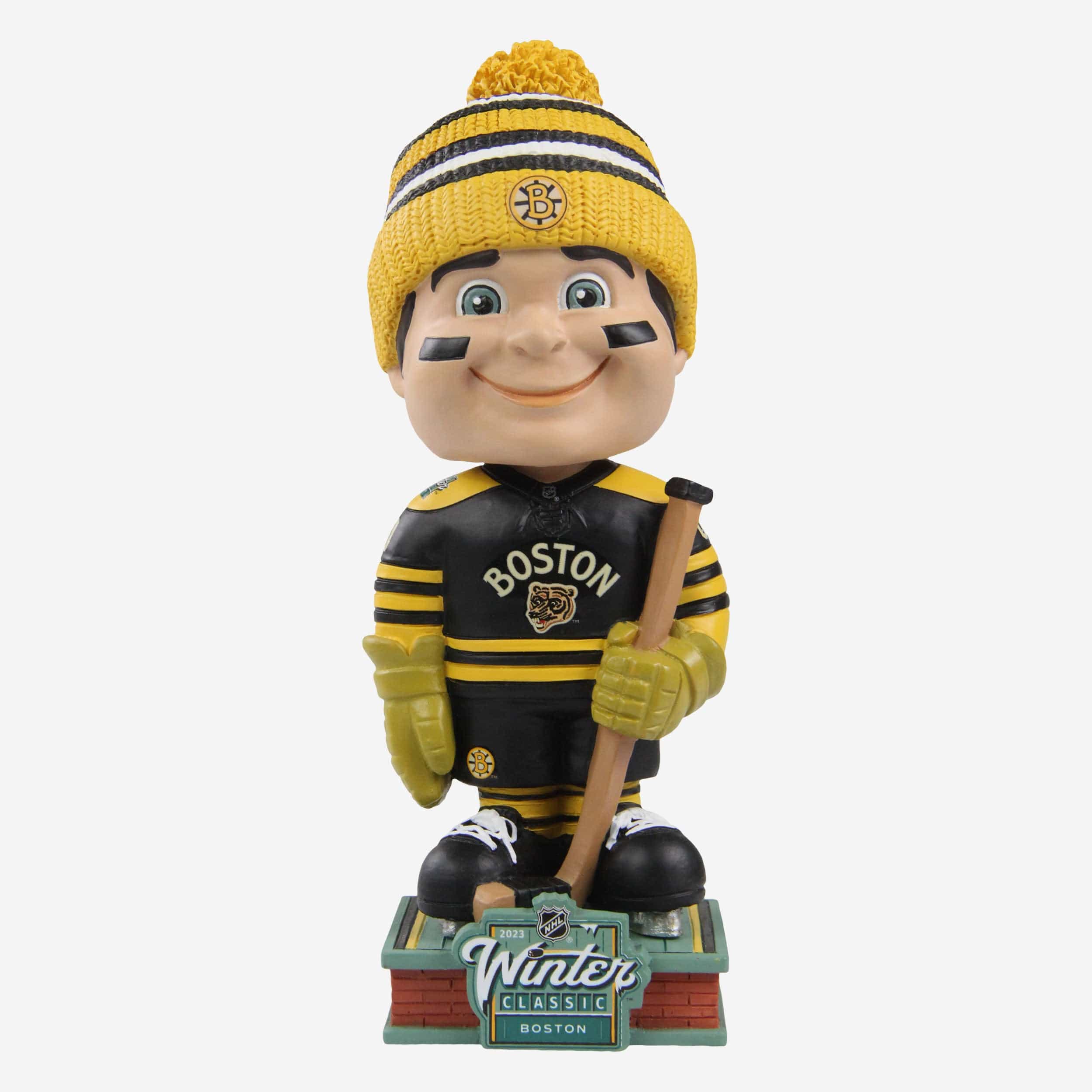 Boston Bruins 2023 Winter Classic Retro Cherub Bobblehead