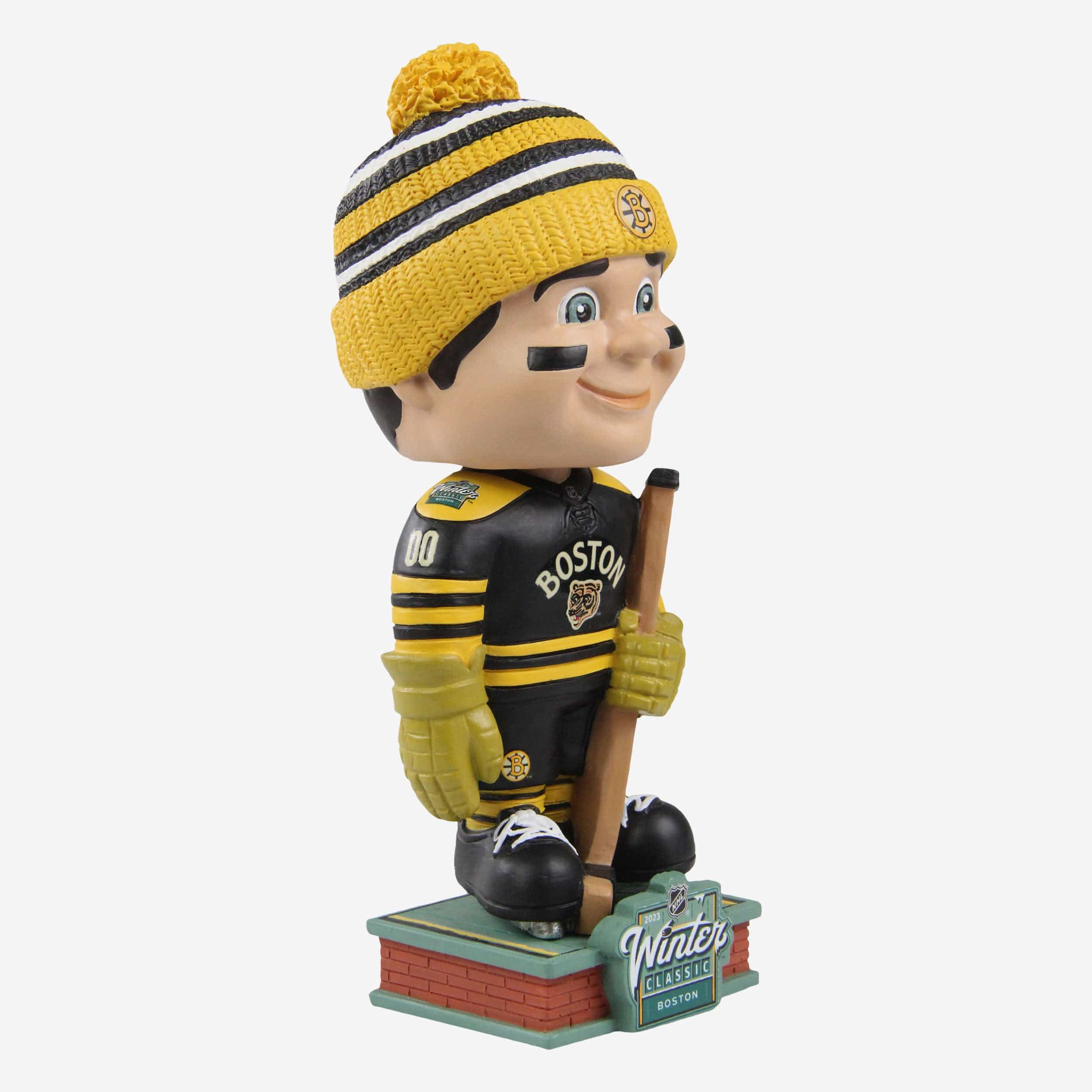 Boston Bruins 2023 Winter Classic Retro Cherub Bobblehead - Image 4