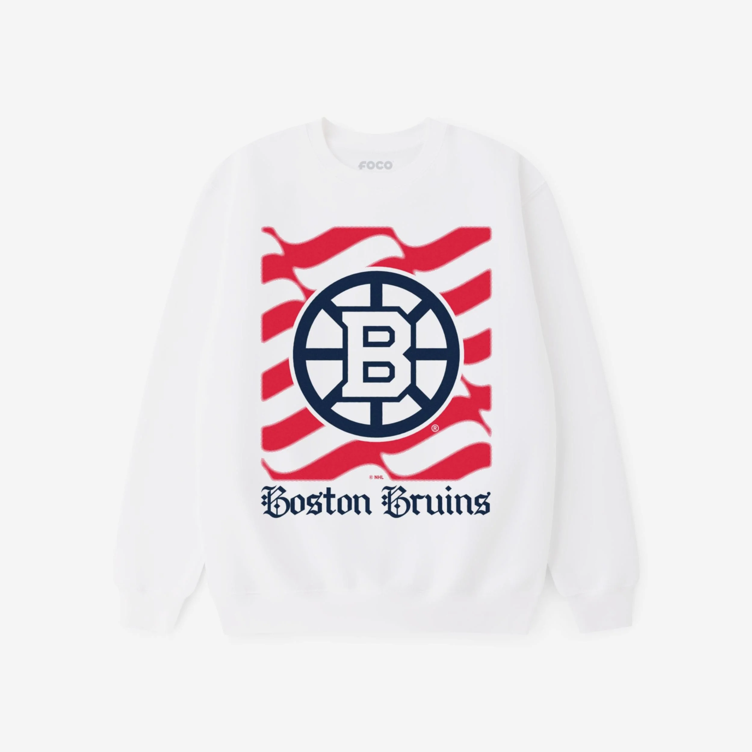Boston Bruins American Heritage Wordmark Crew Neck Sweatshirt