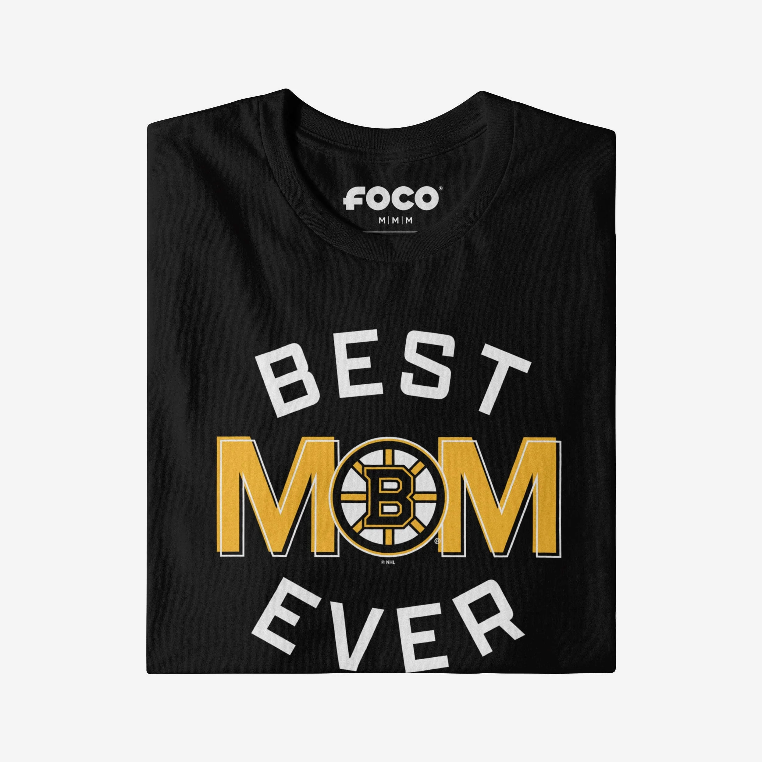 Boston Bruins Best Mom Ever Arched T-Shirt - Image 3