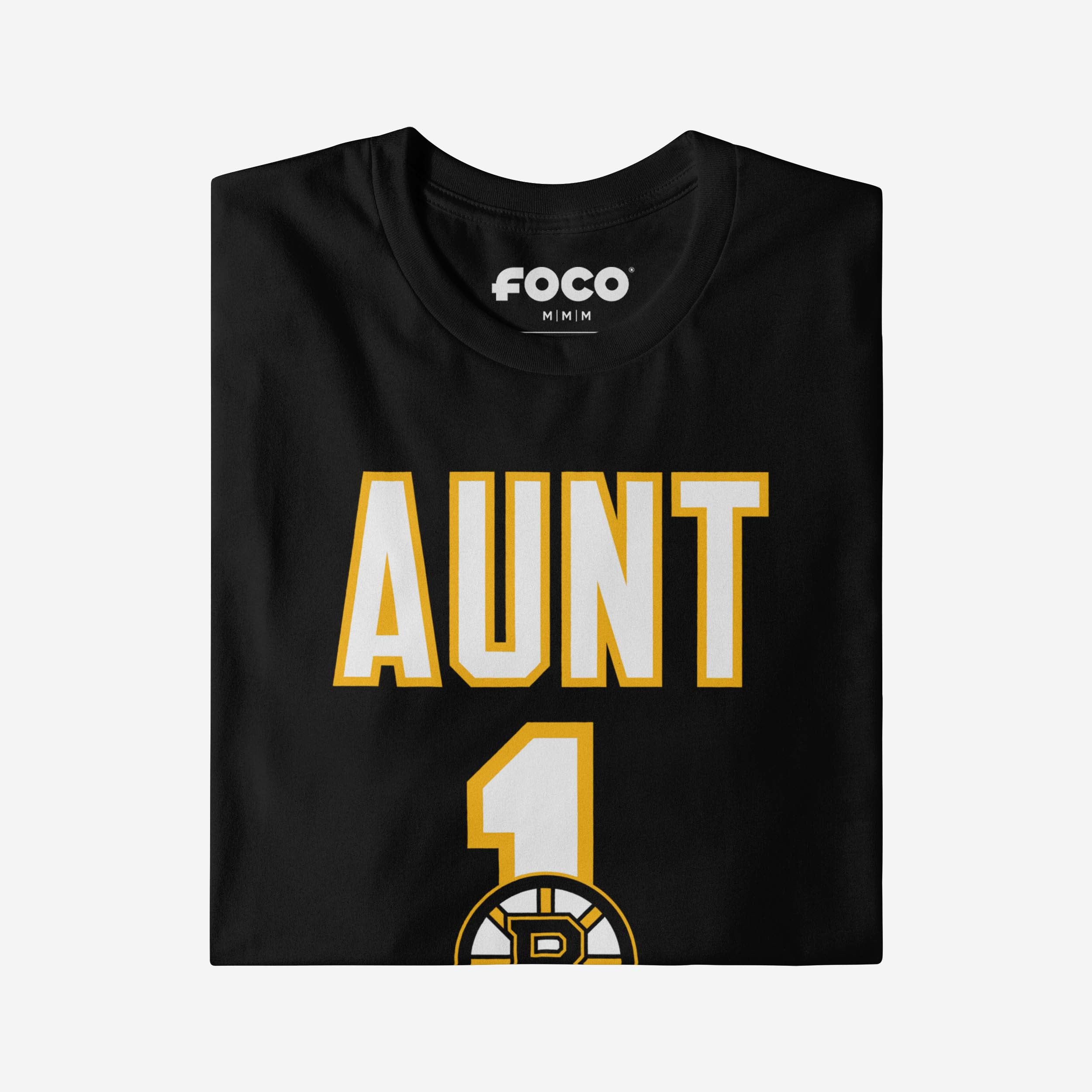 Boston Bruins Number 1 Aunt T-Shirt - Image 3
