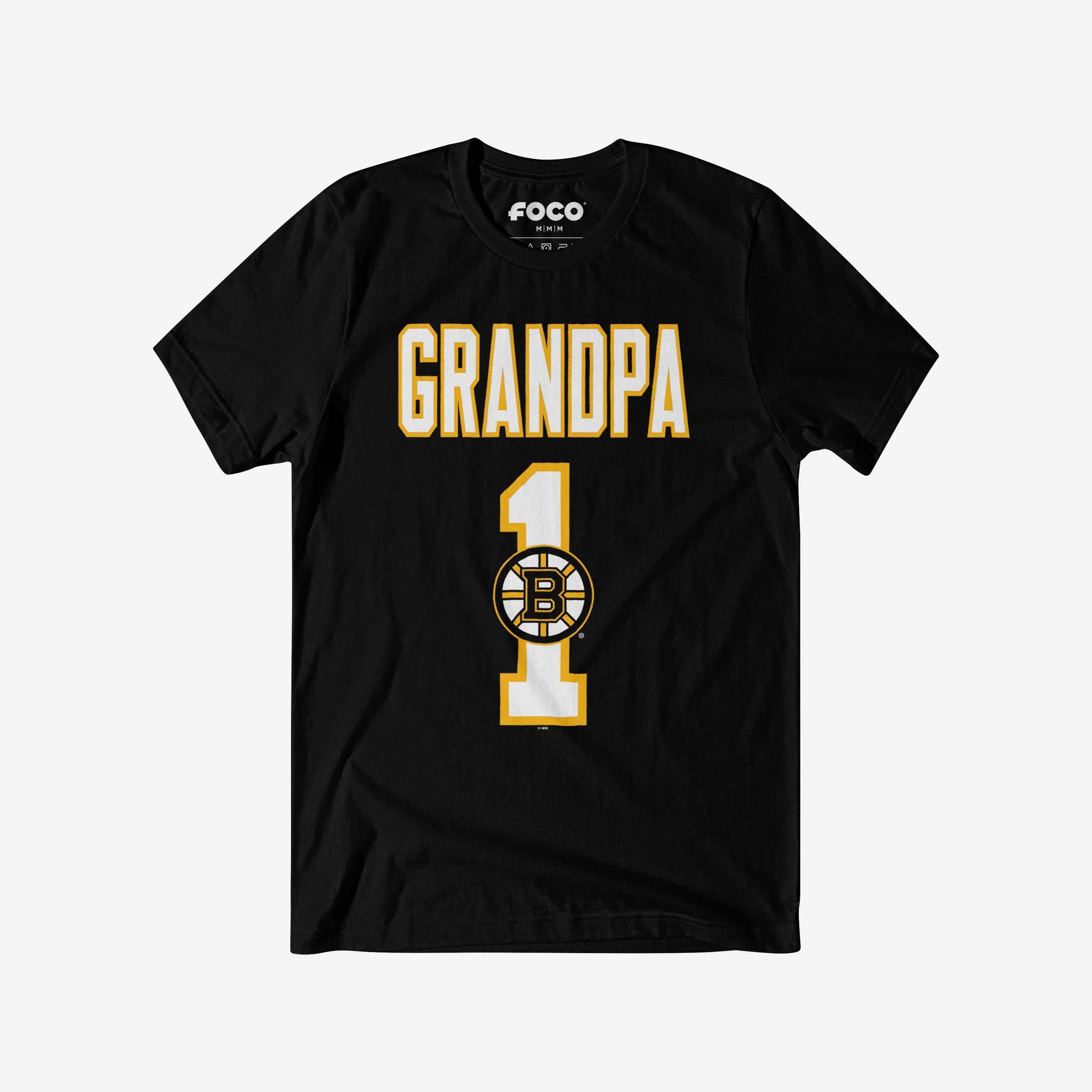 Boston Bruins Number 1 Grandpa T-Shirt
