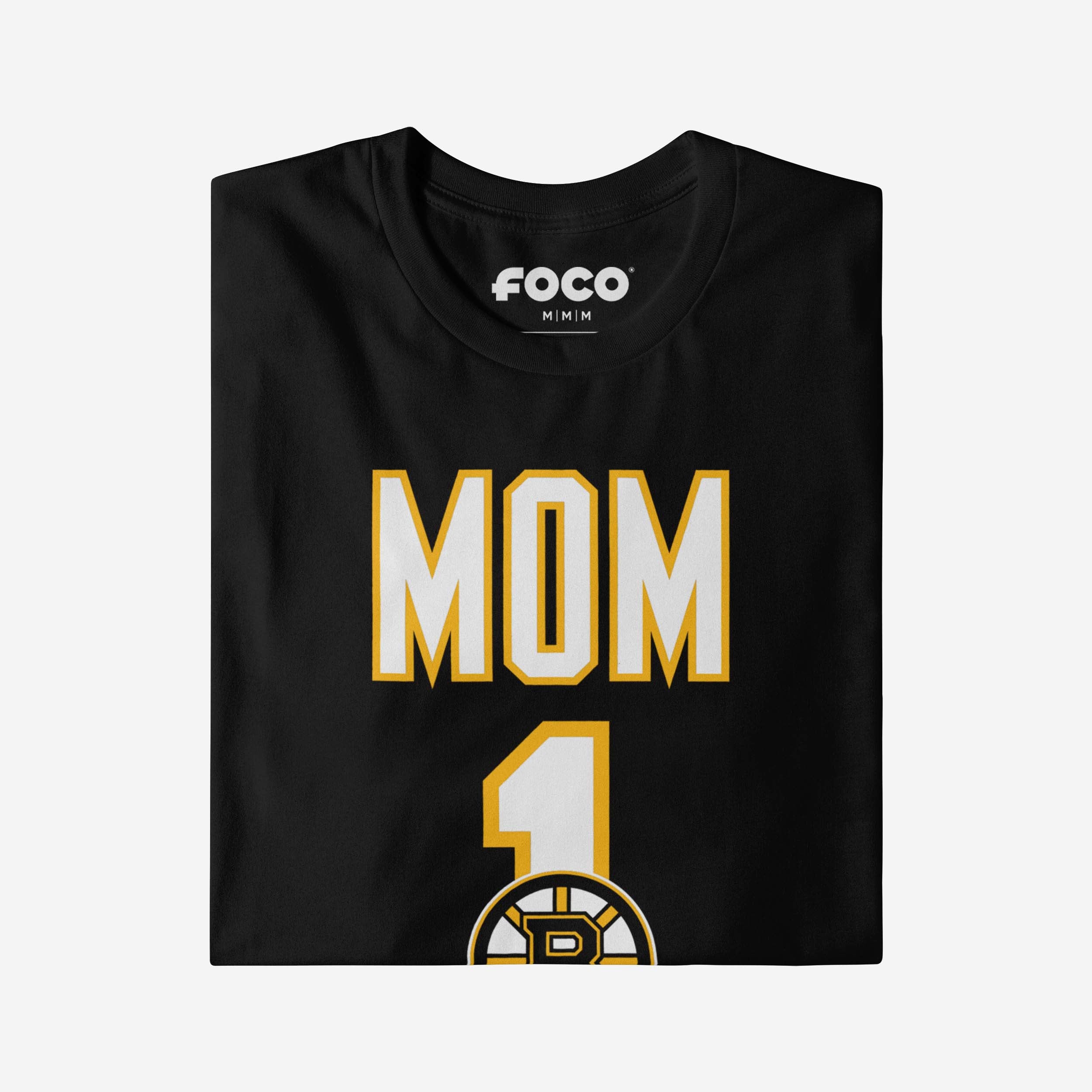 Boston Bruins Number 1 Mom T-Shirt - Image 3