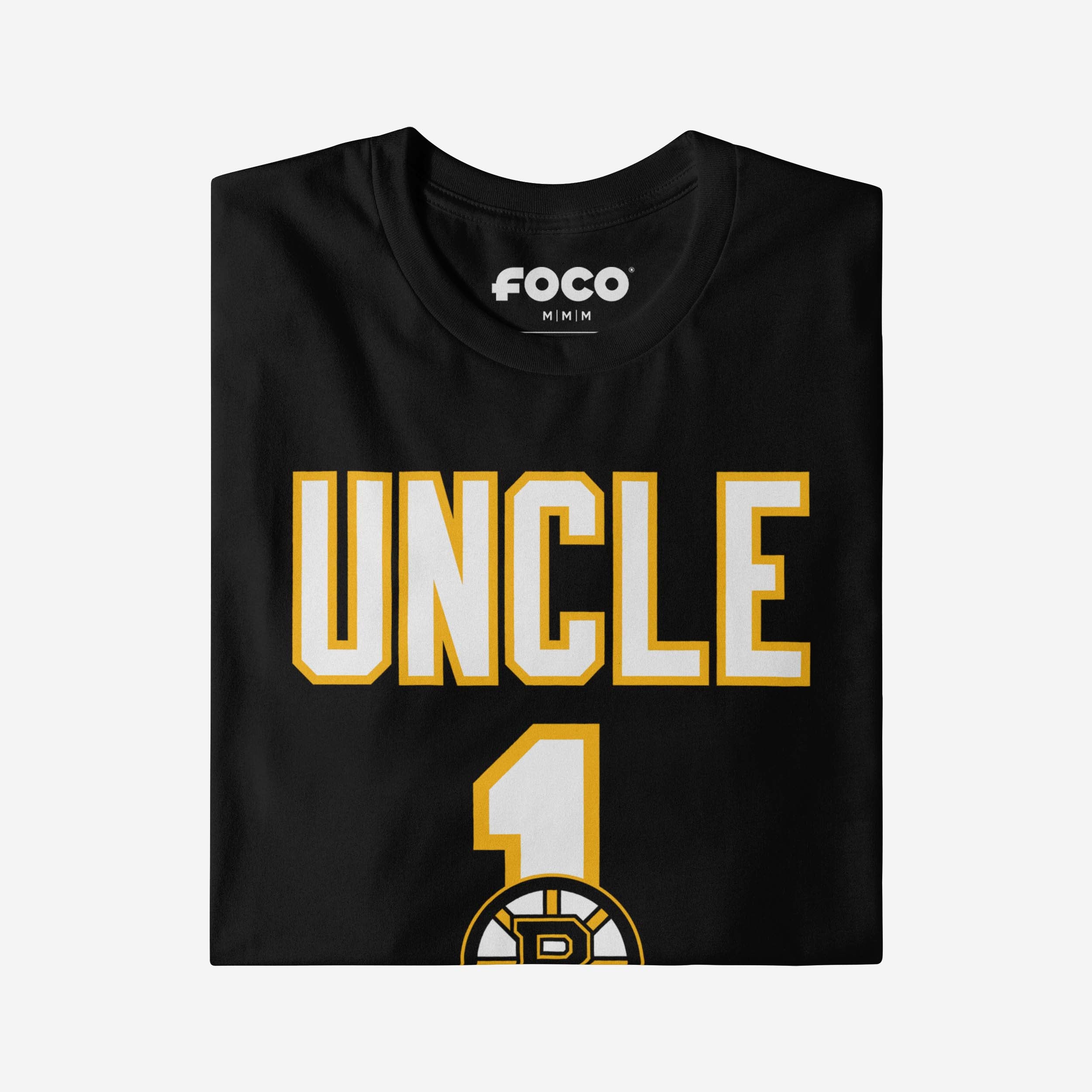 Boston Bruins Number 1 Uncle T-Shirt - Image 3