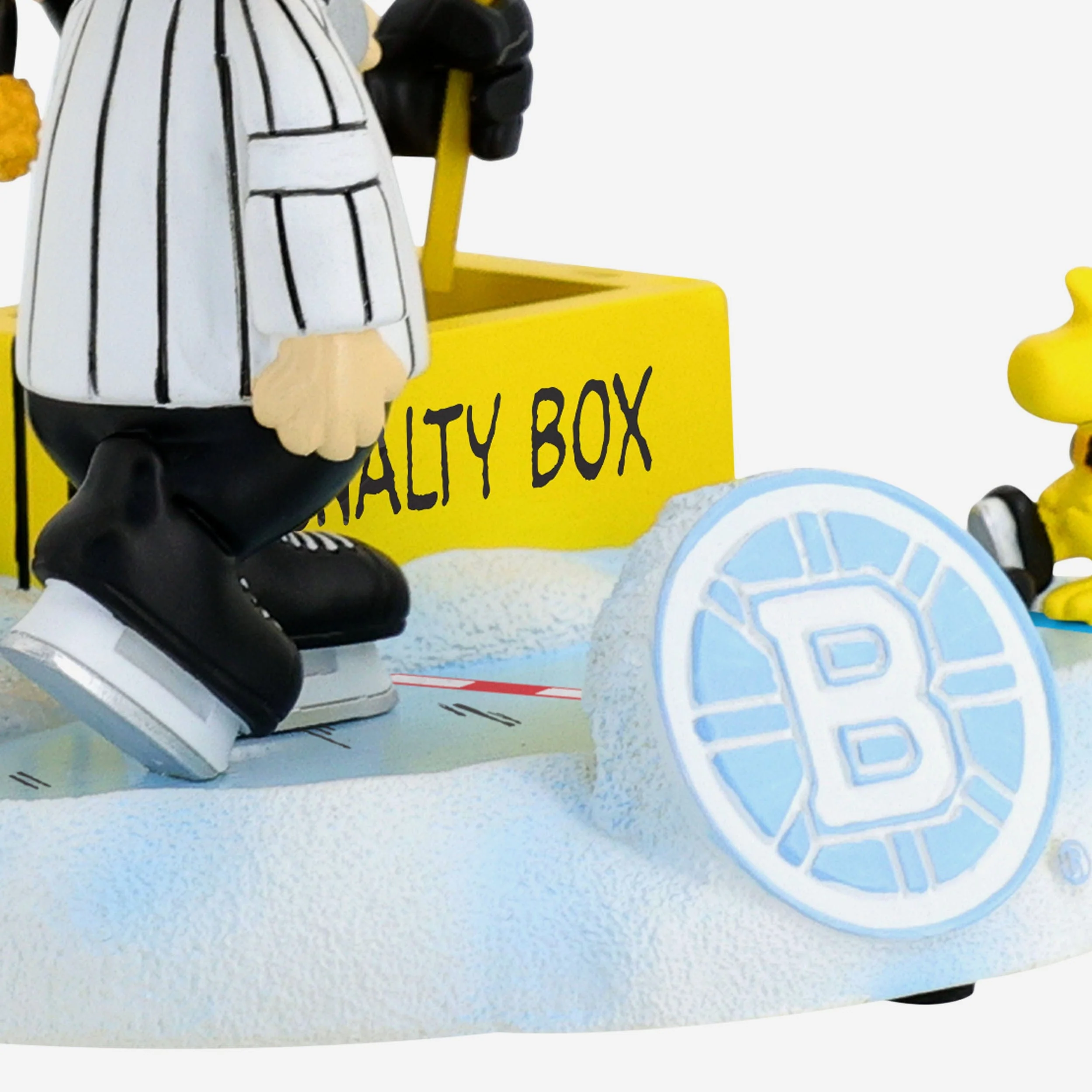 Boston Bruins Peanuts Penalty Box Mini Bobblehead Scene - Image 4