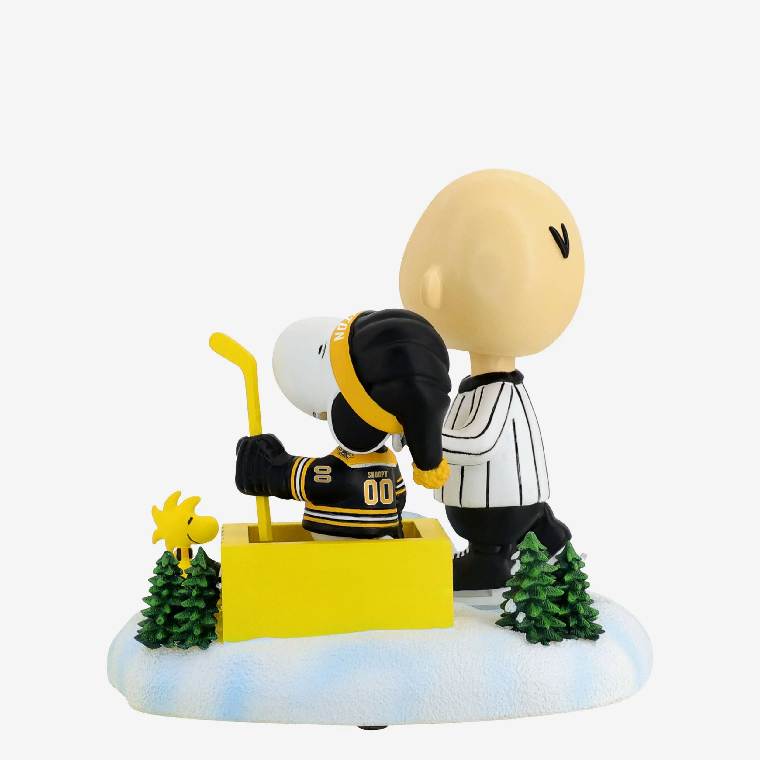 Boston Bruins Peanuts Penalty Box Mini Bobblehead Scene - Image 6