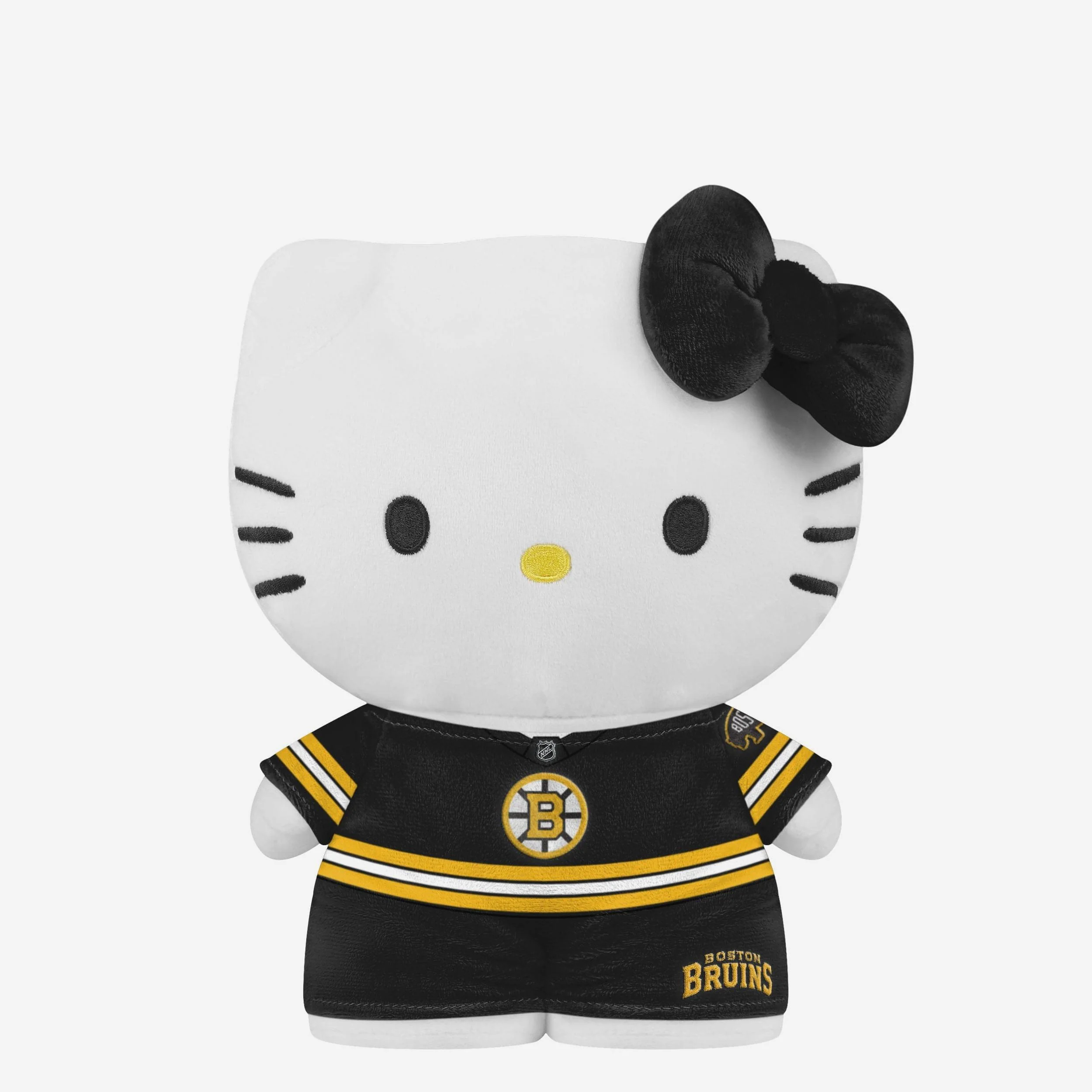 Boston Bruins Team Color Bow Hello Kitty® Jersey Plush