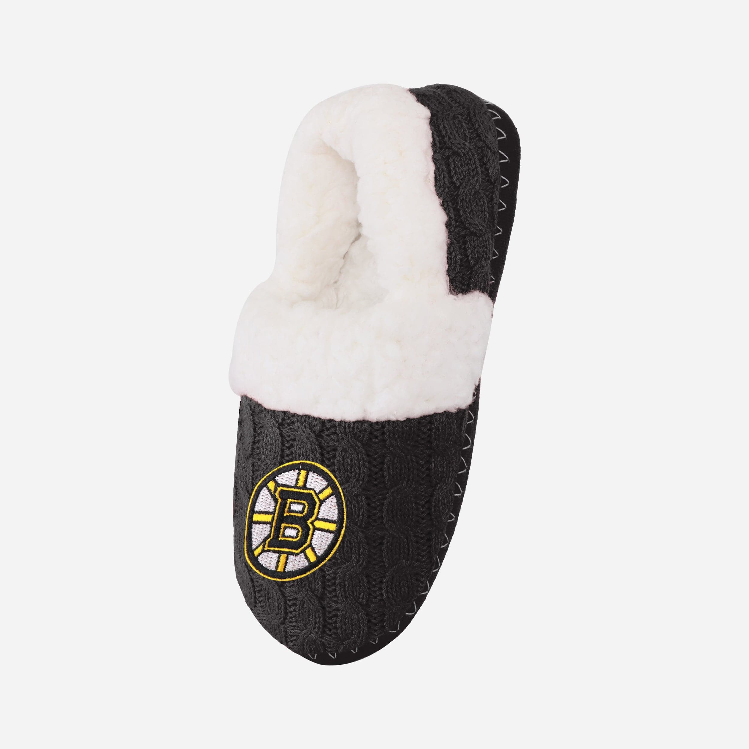 Boston Bruins Womens Team Color Moccasin Slipper - Image 2