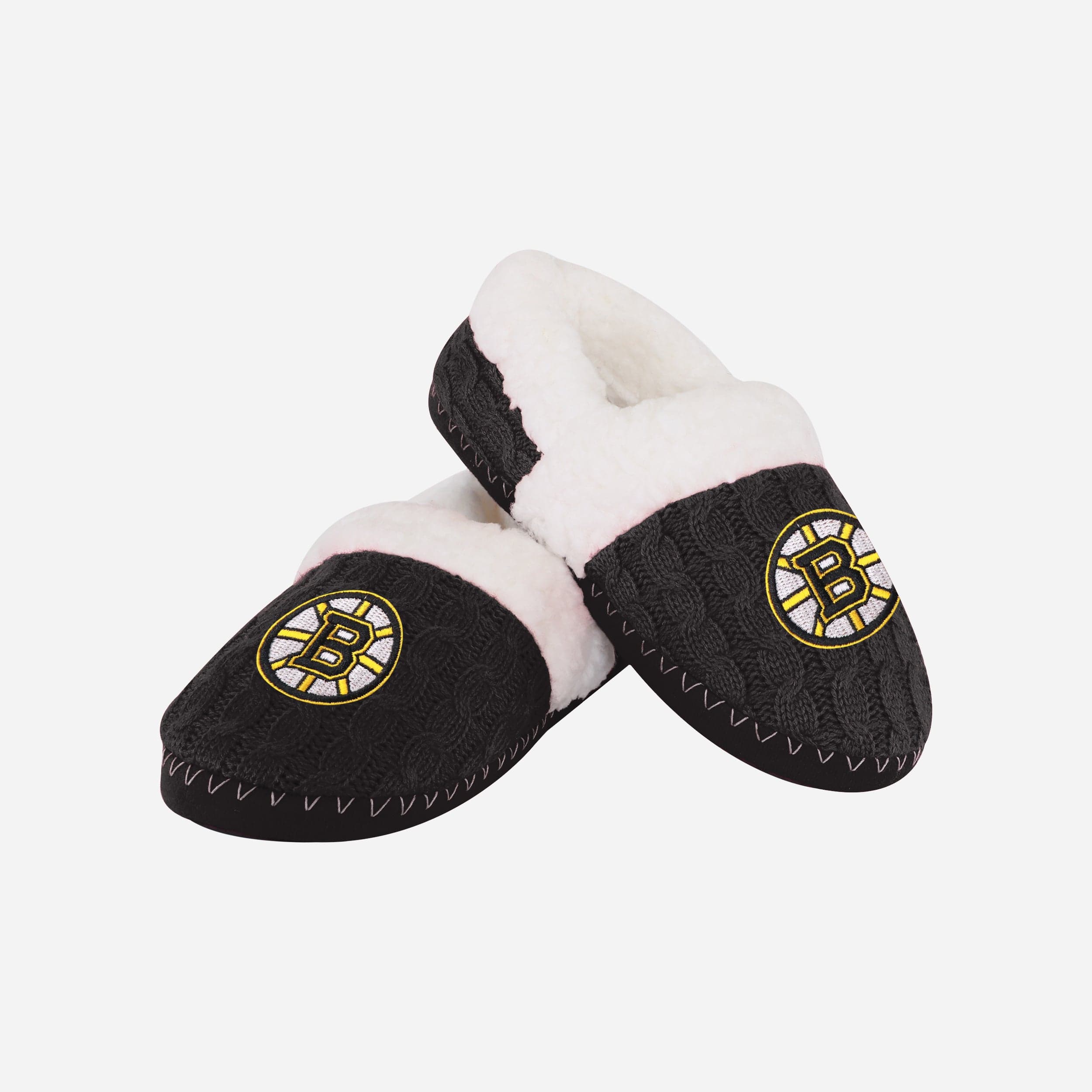 Boston Bruins Womens Team Color Moccasin Slipper - Image 3