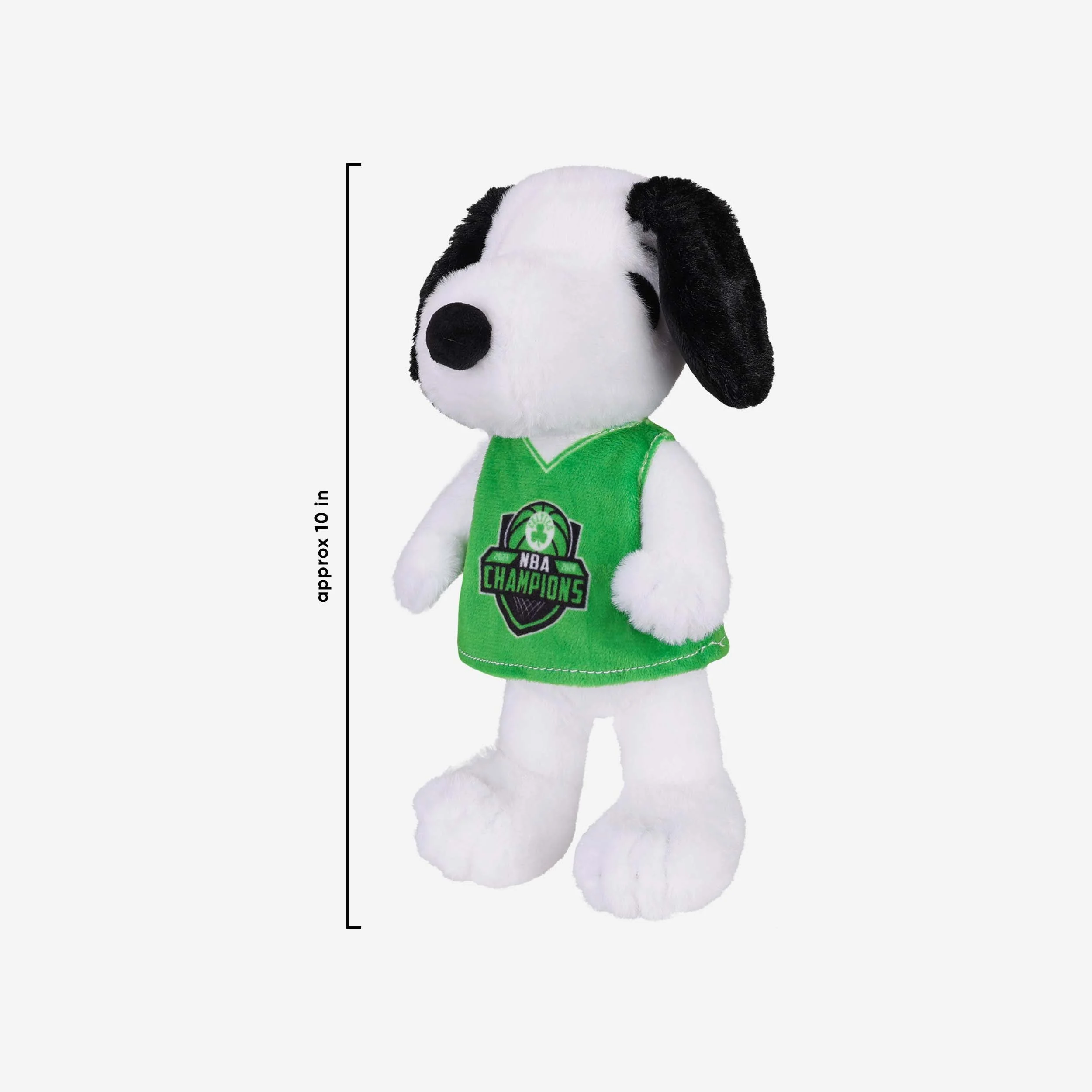 Boston Celtics 2024 NBA Champions Snoopy Peanuts Jersey Plush - Image 2