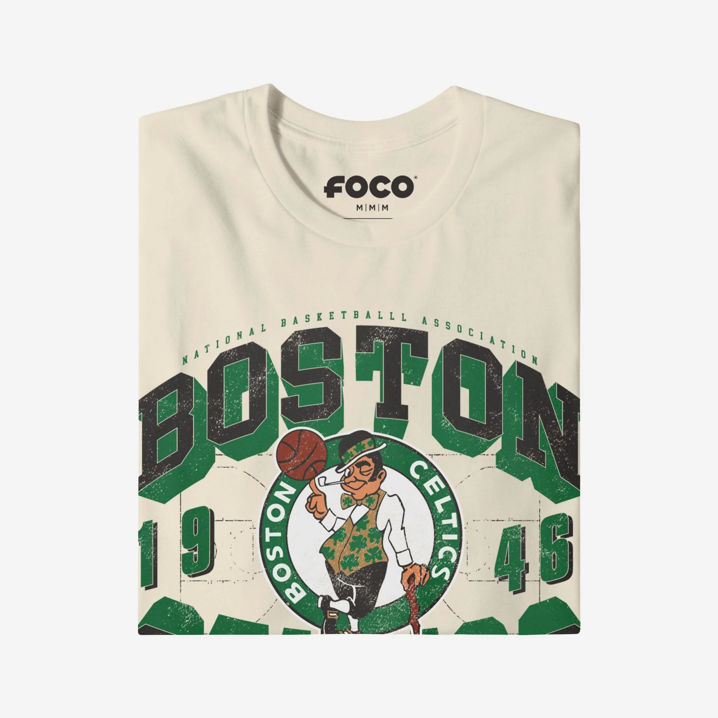 Boston Celtics Court Arched Wordmark T-Shirt - Image 3