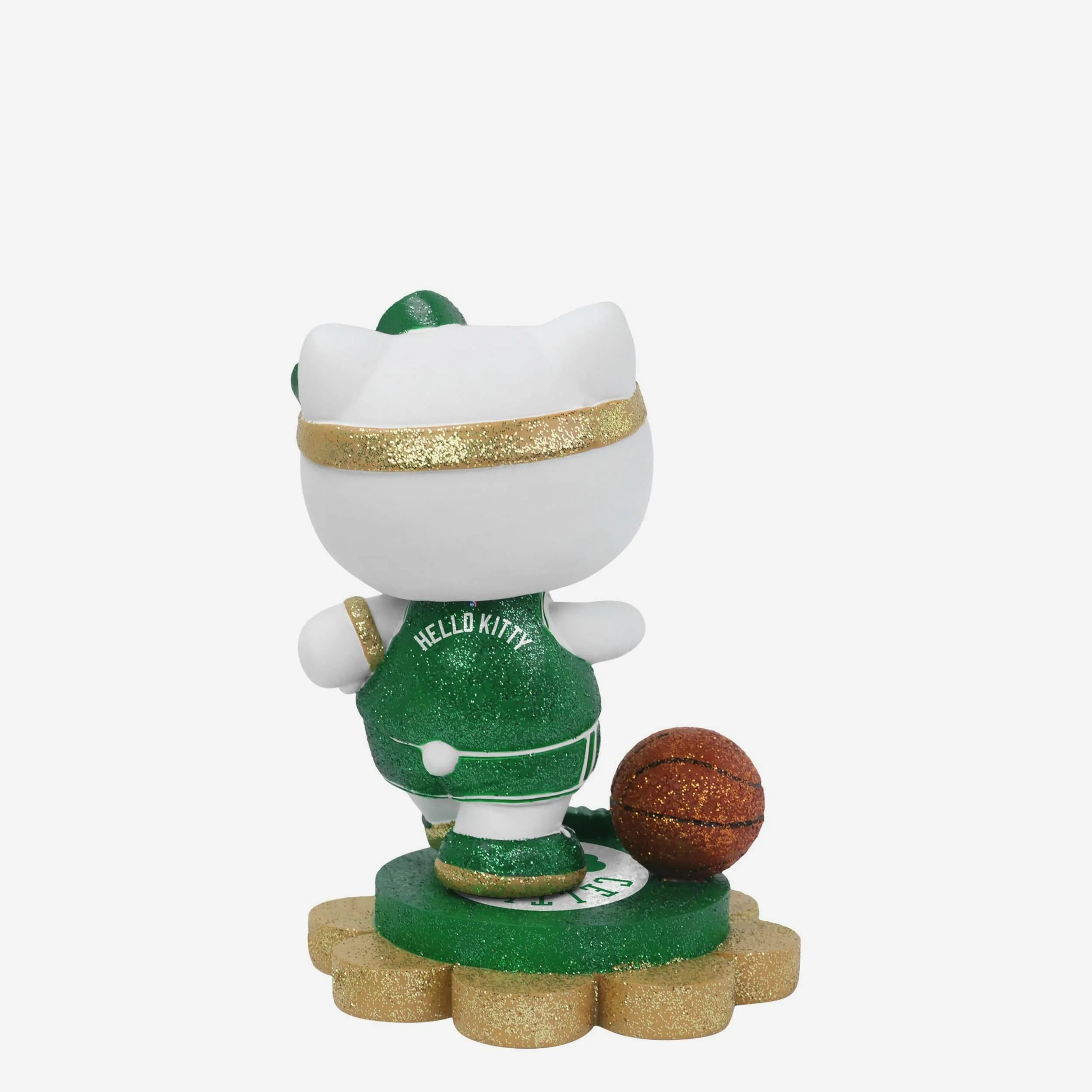 Boston Celtics Hello Kitty® Glitter Mini Bobblehead - Image 5