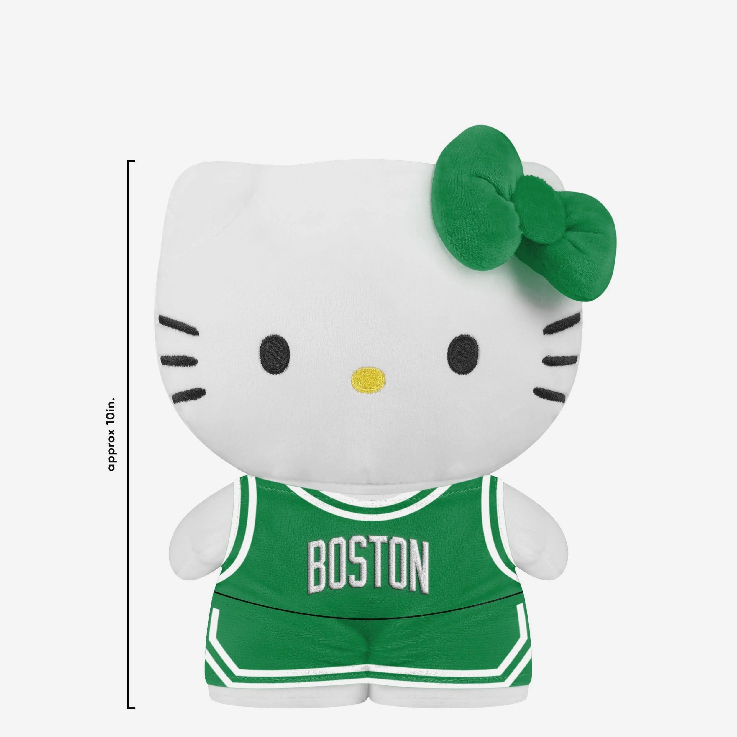 Boston Celtics Team Color Bow Hello Kitty® Jersey Plush - Image 2