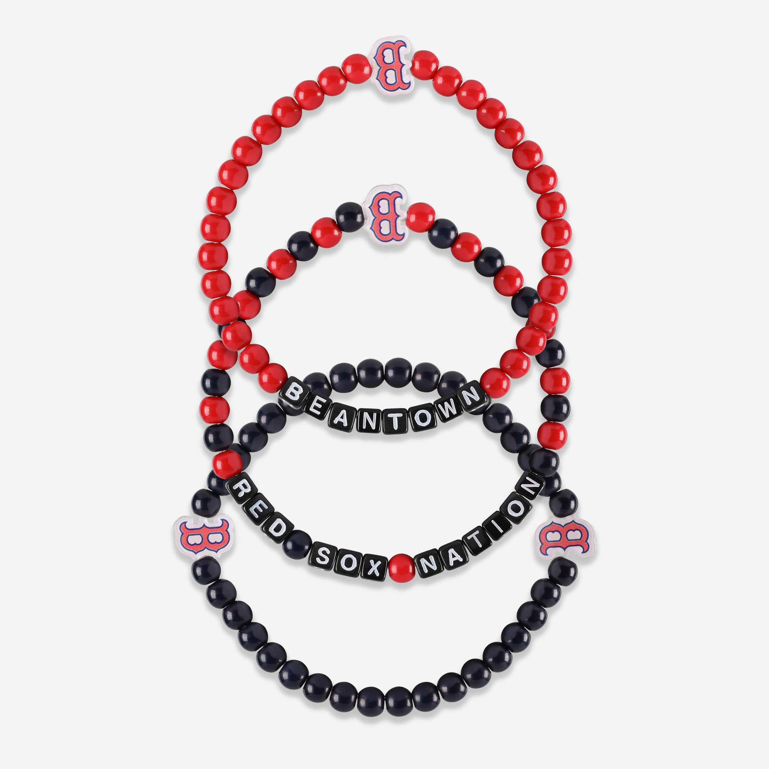 Boston Red Sox 3 Pack Beaded Friendship Bracelet