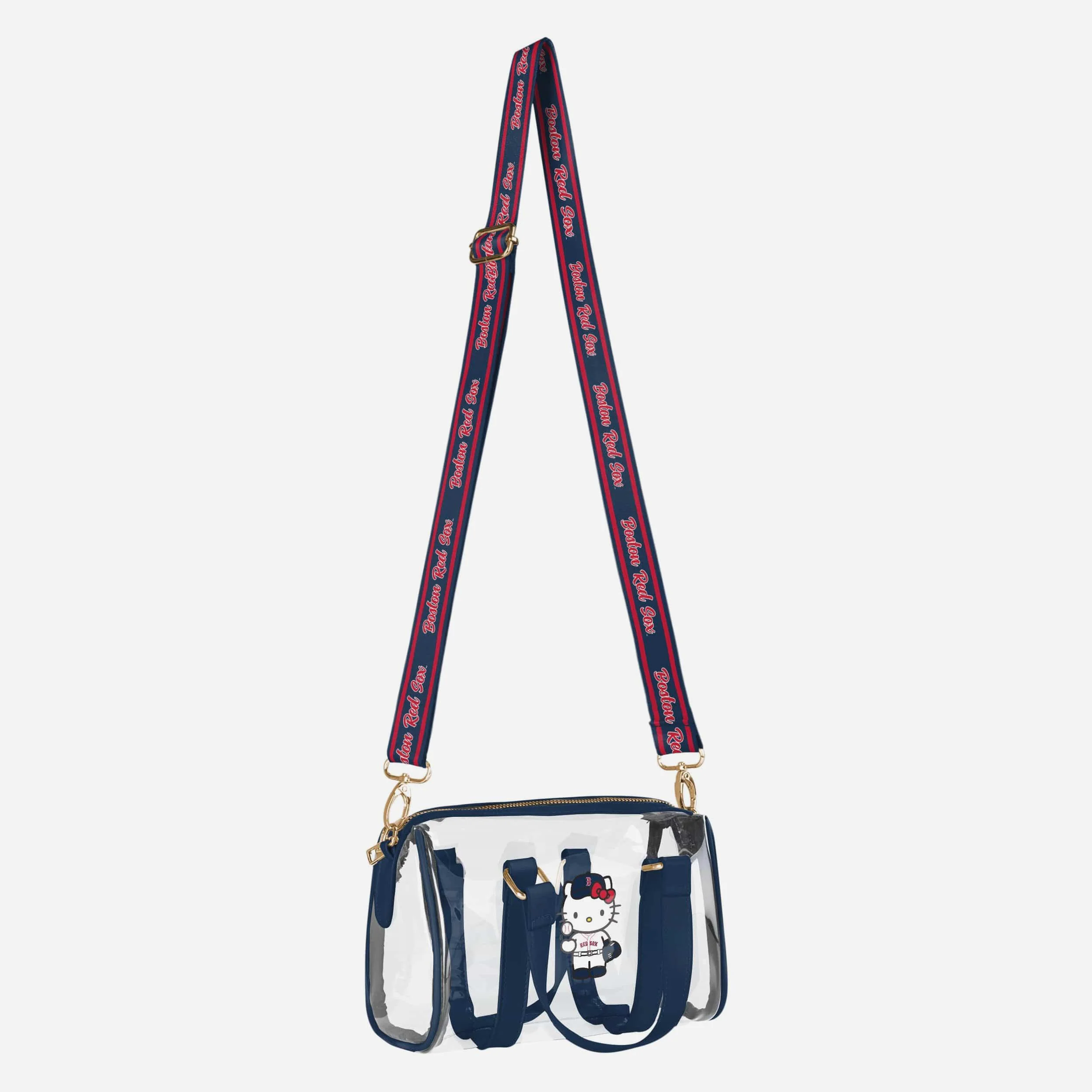Boston Red Sox Hello Kitty® Clear Barrel Bag - Image 2